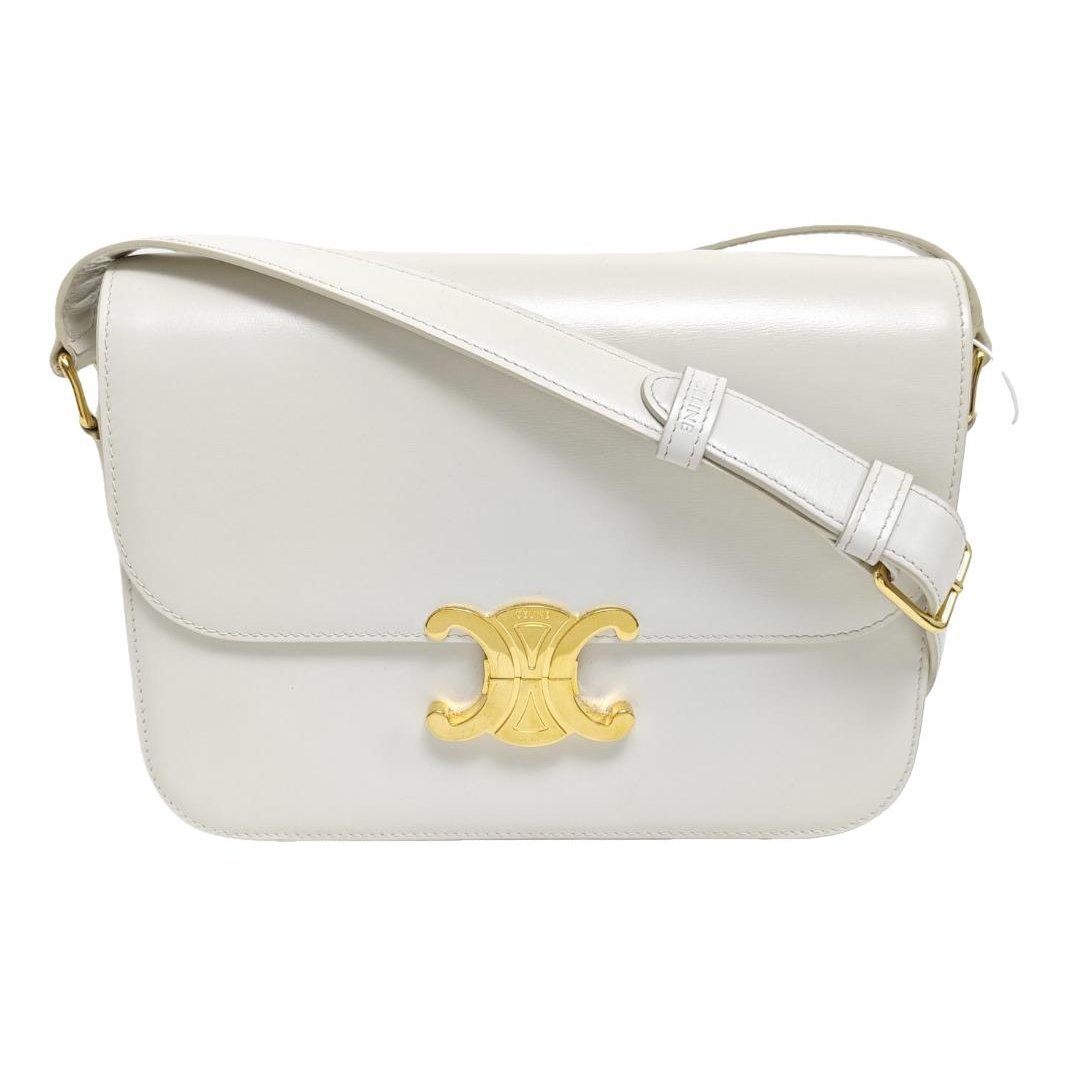Triomphe leather handbag