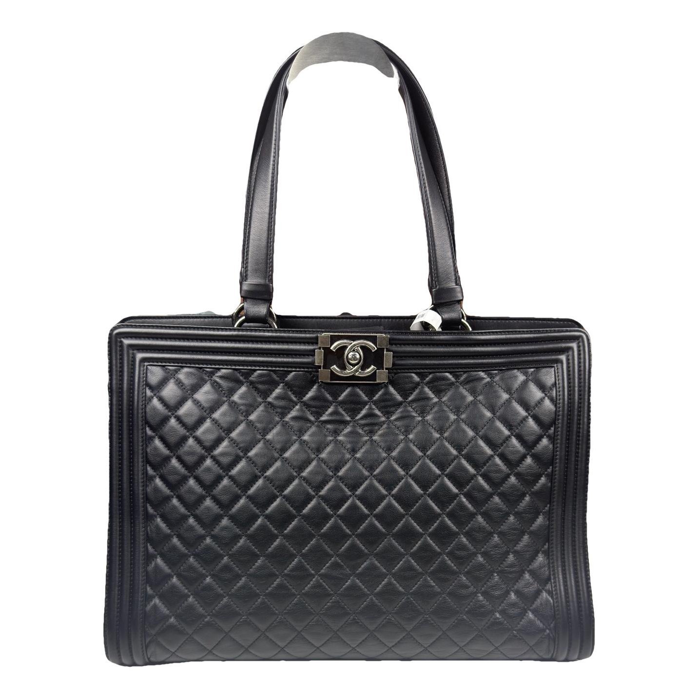 Boy leather tote