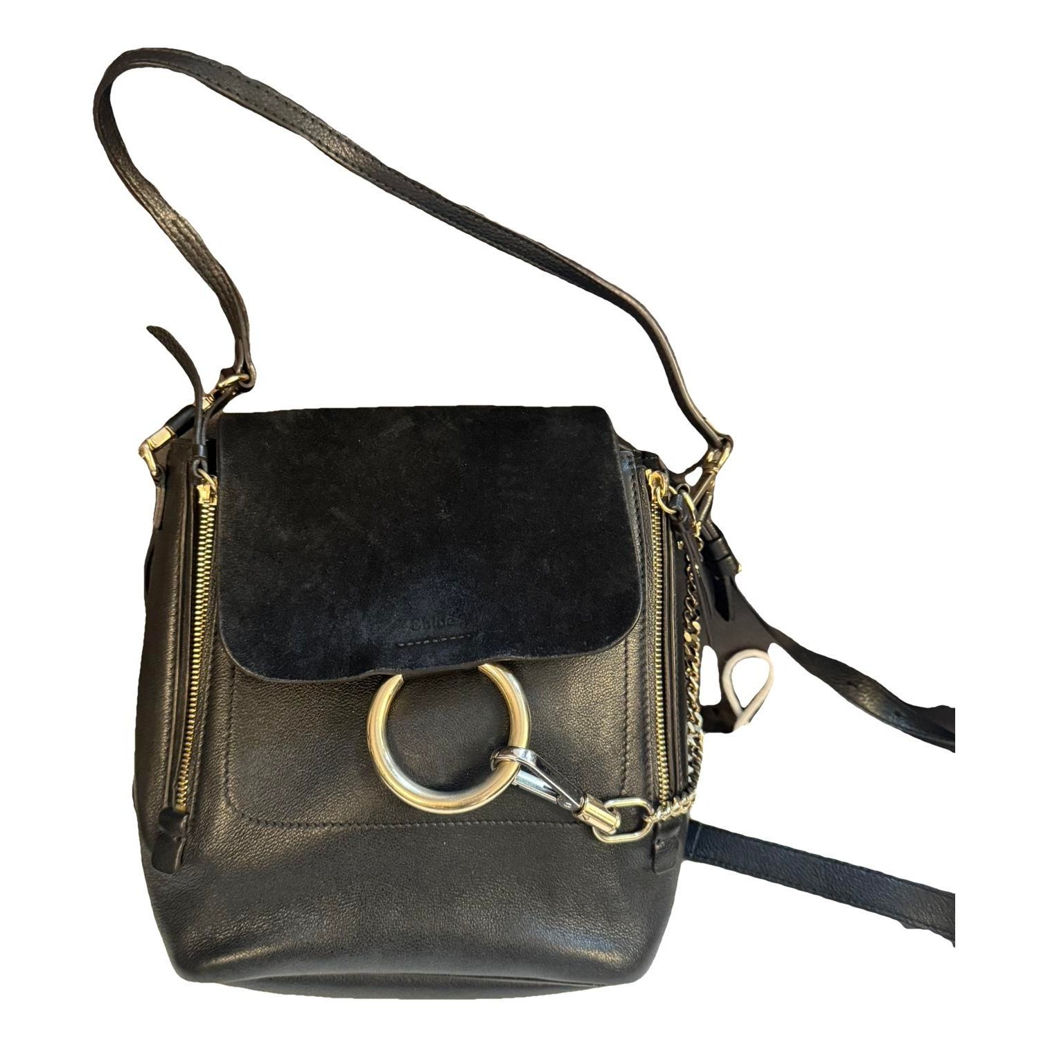 Faye leather backpack