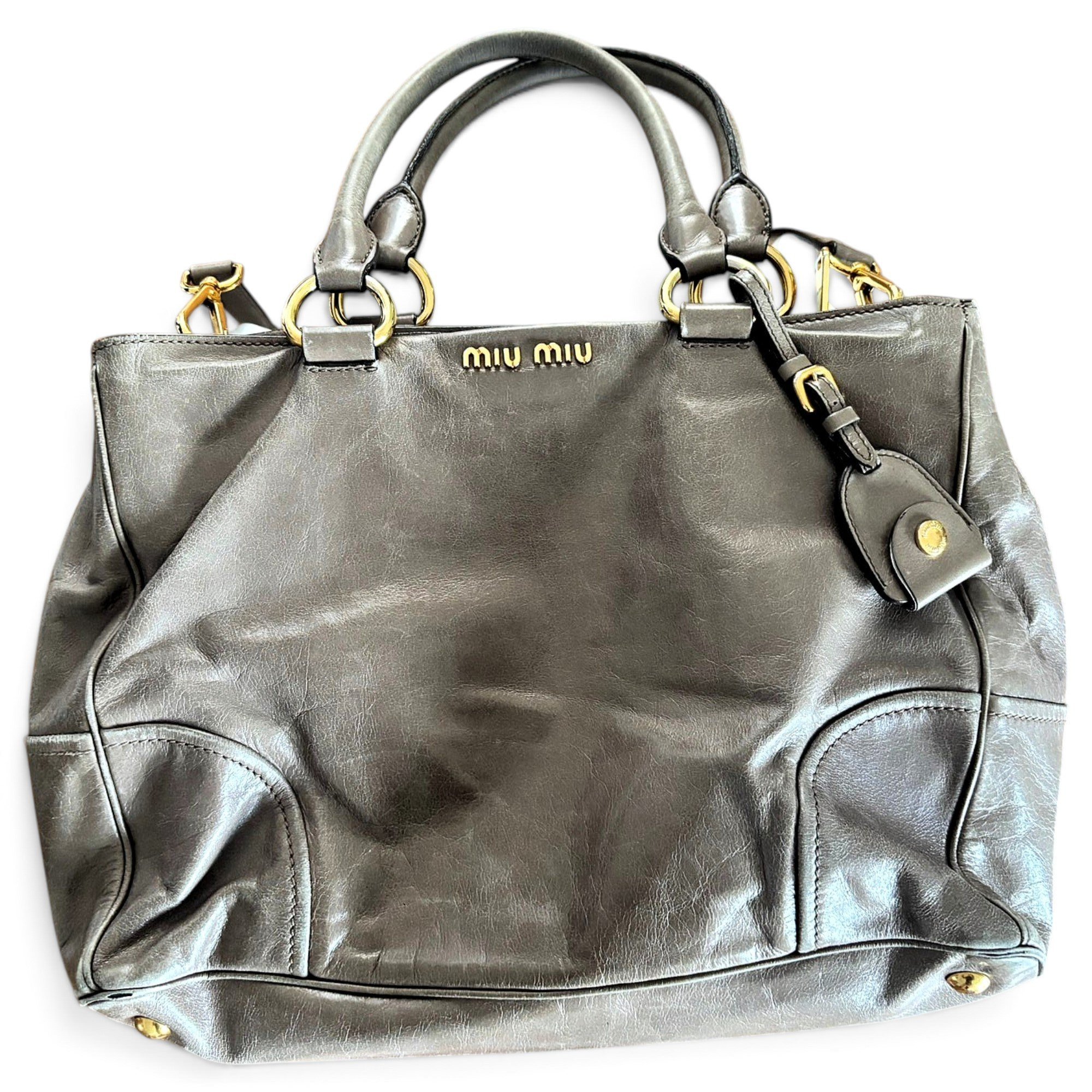 Vitello leather handbag