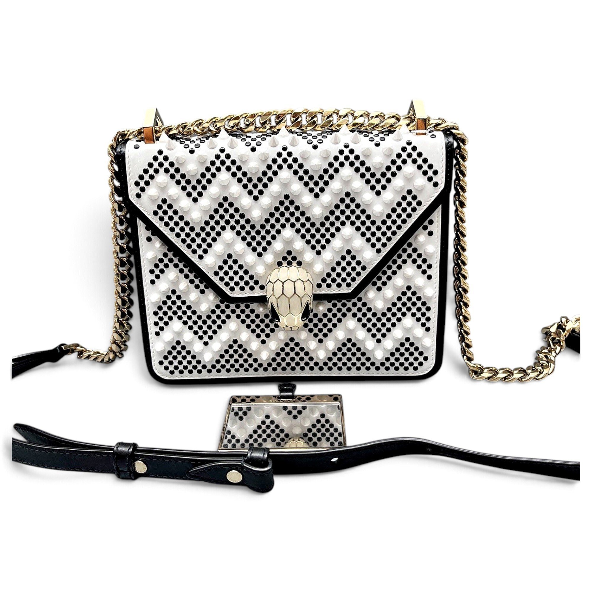 Bvlgari Serpenti leather handbag