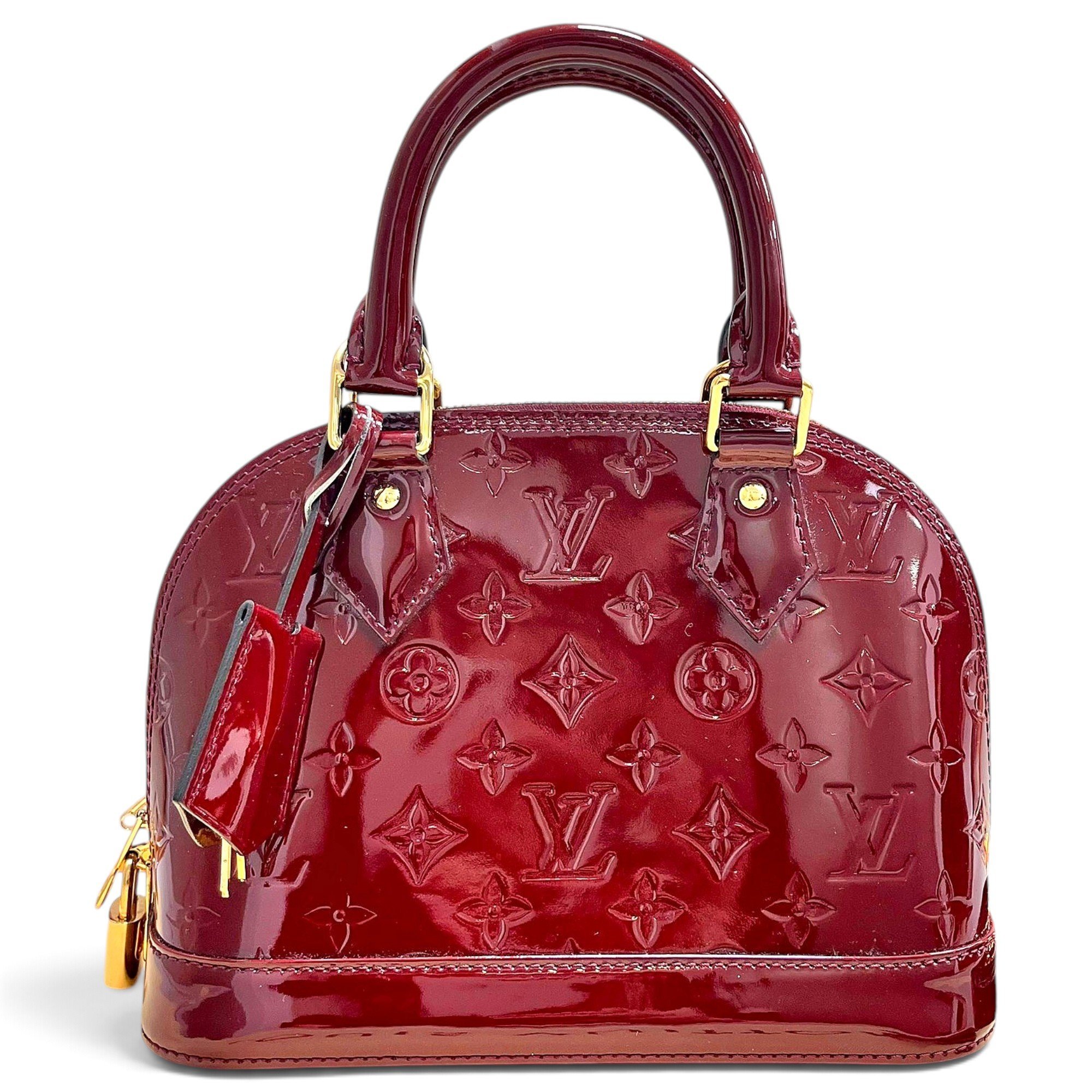 Alma BB patent leather handbag