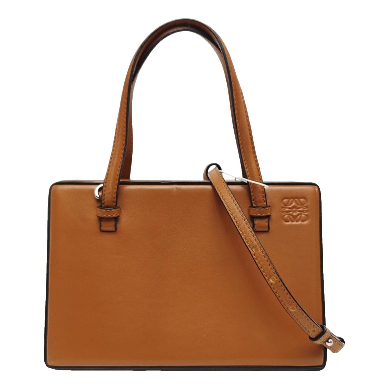 Postal leather handbag