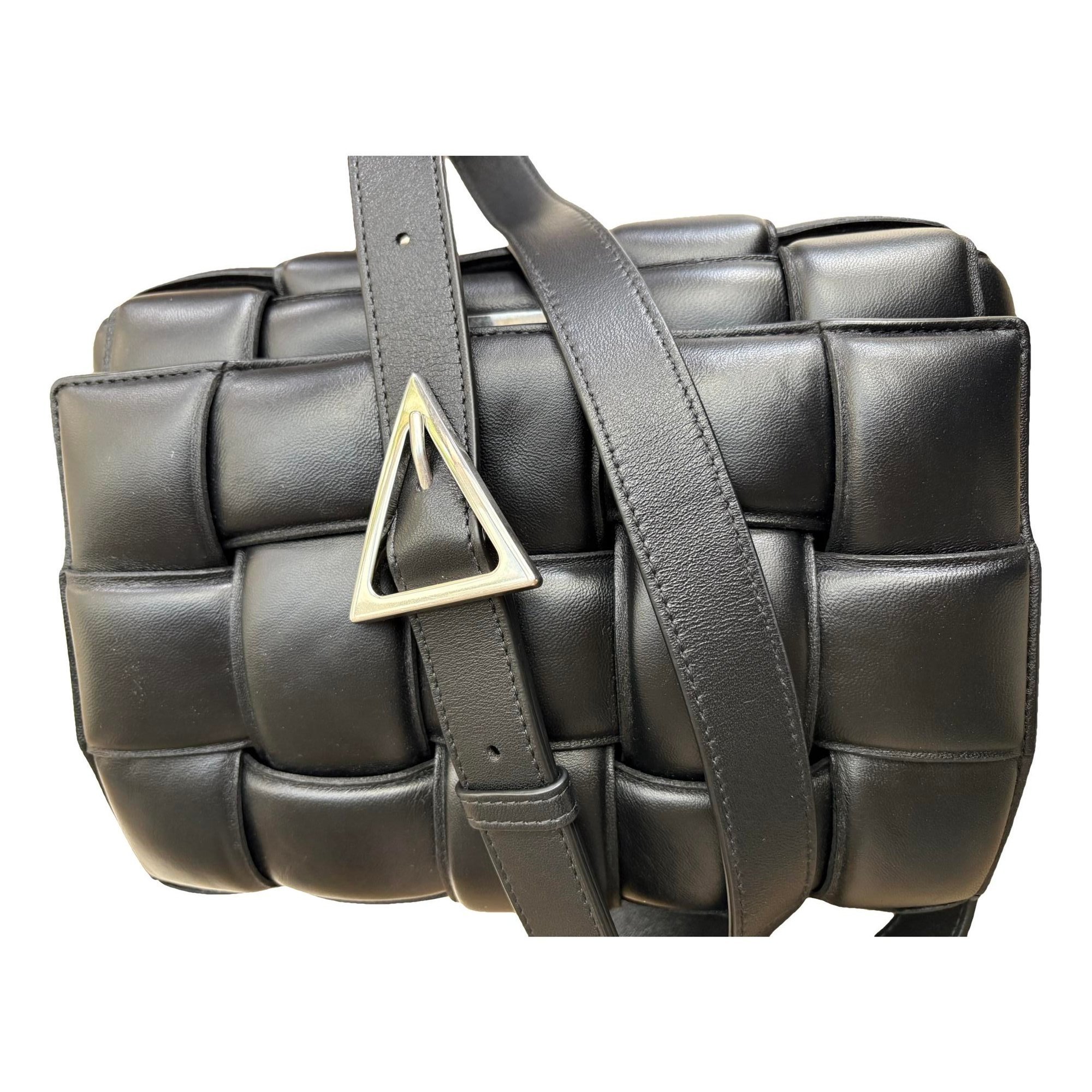 Cassette leather crossbody bag