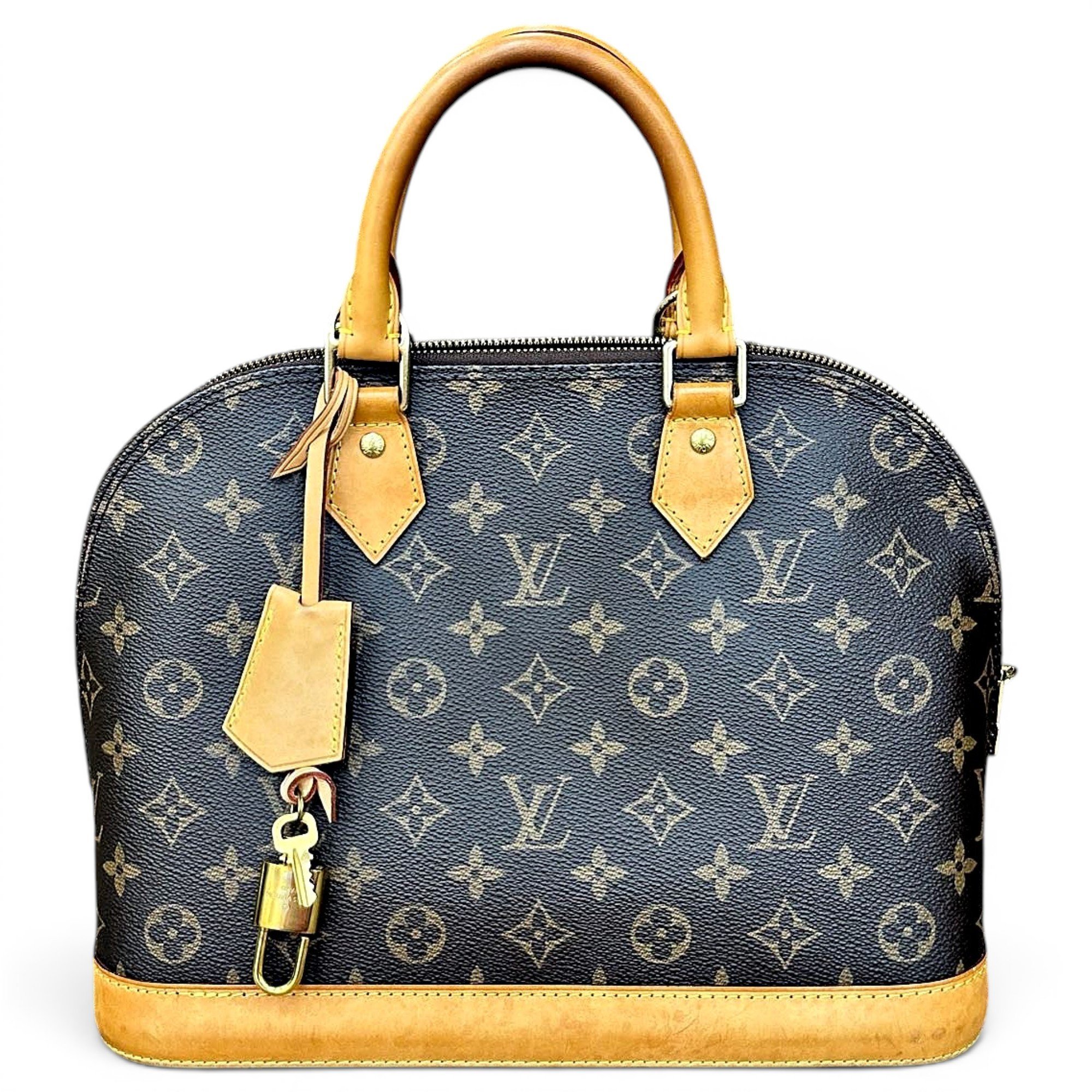 Alma leather handbag