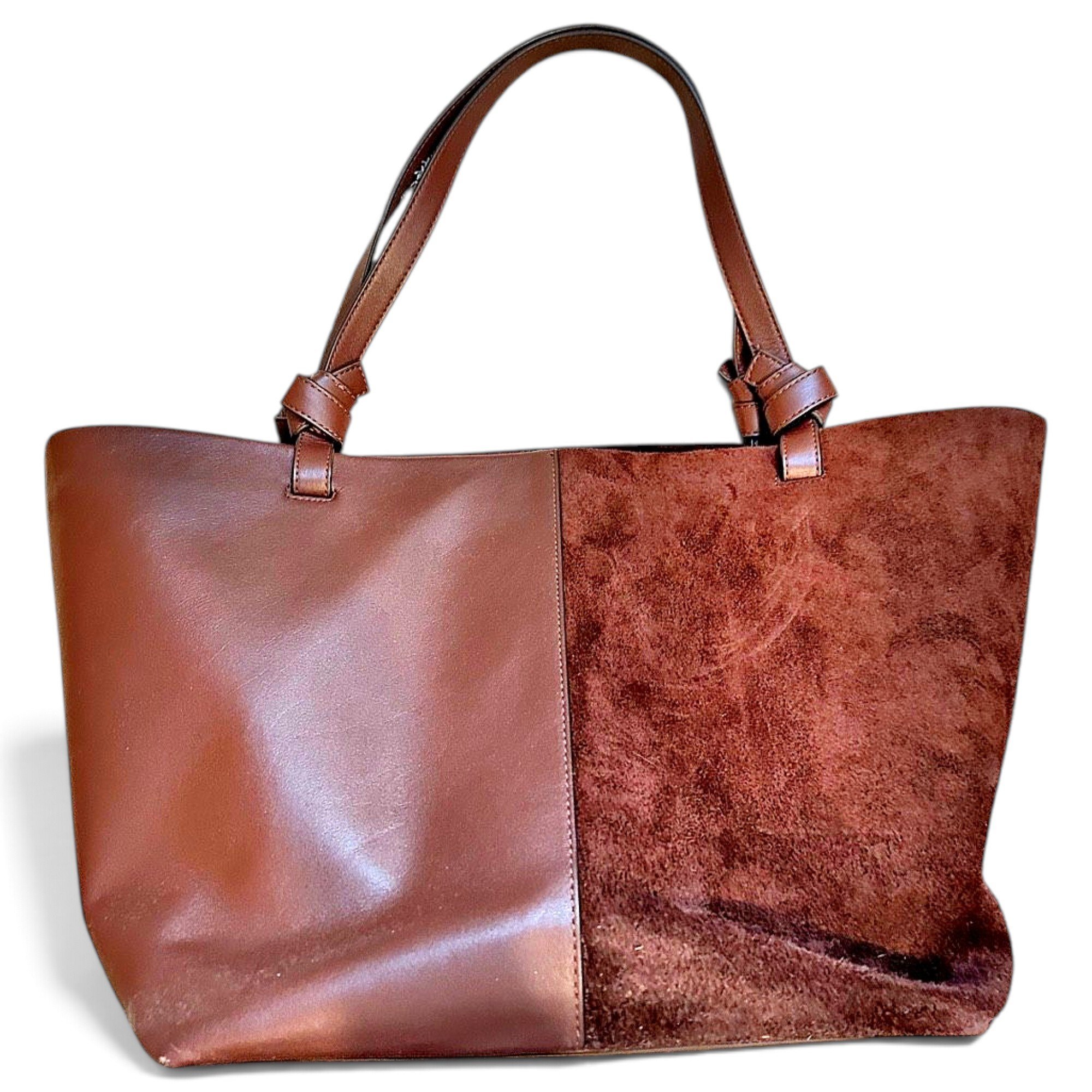 Leather tote