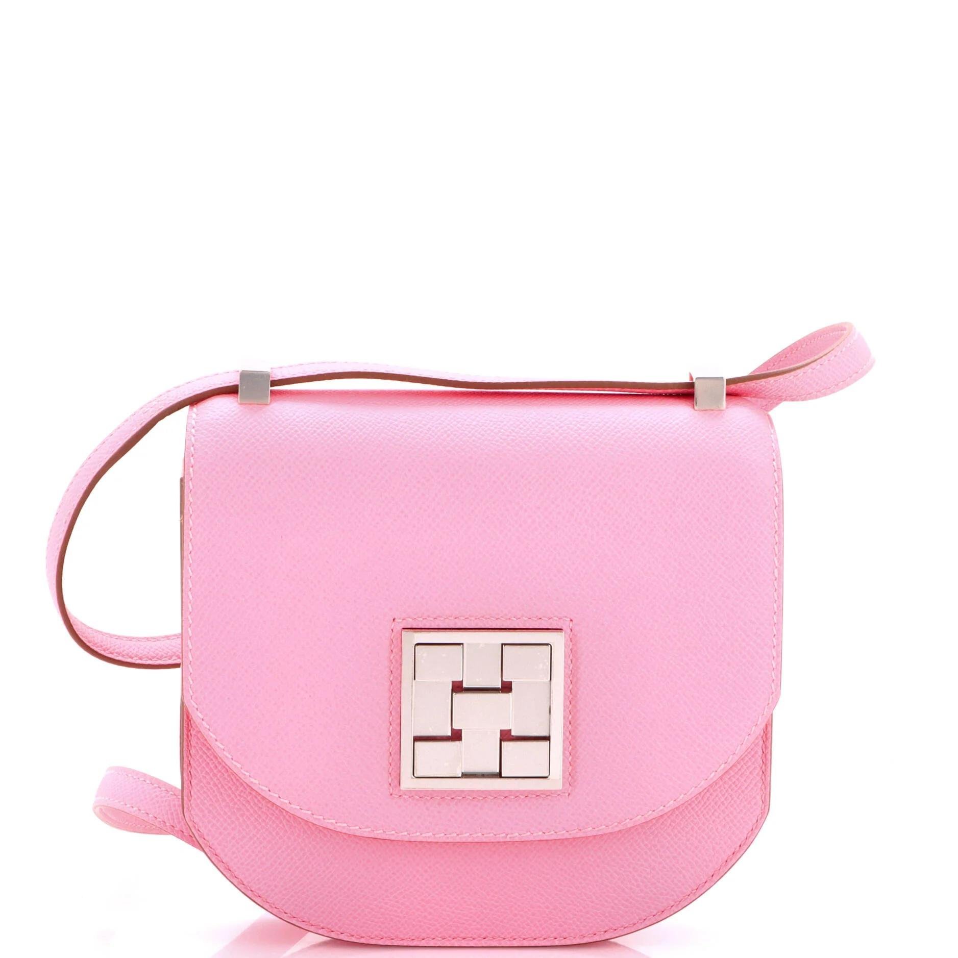 Mosaïque leather crossbody bag