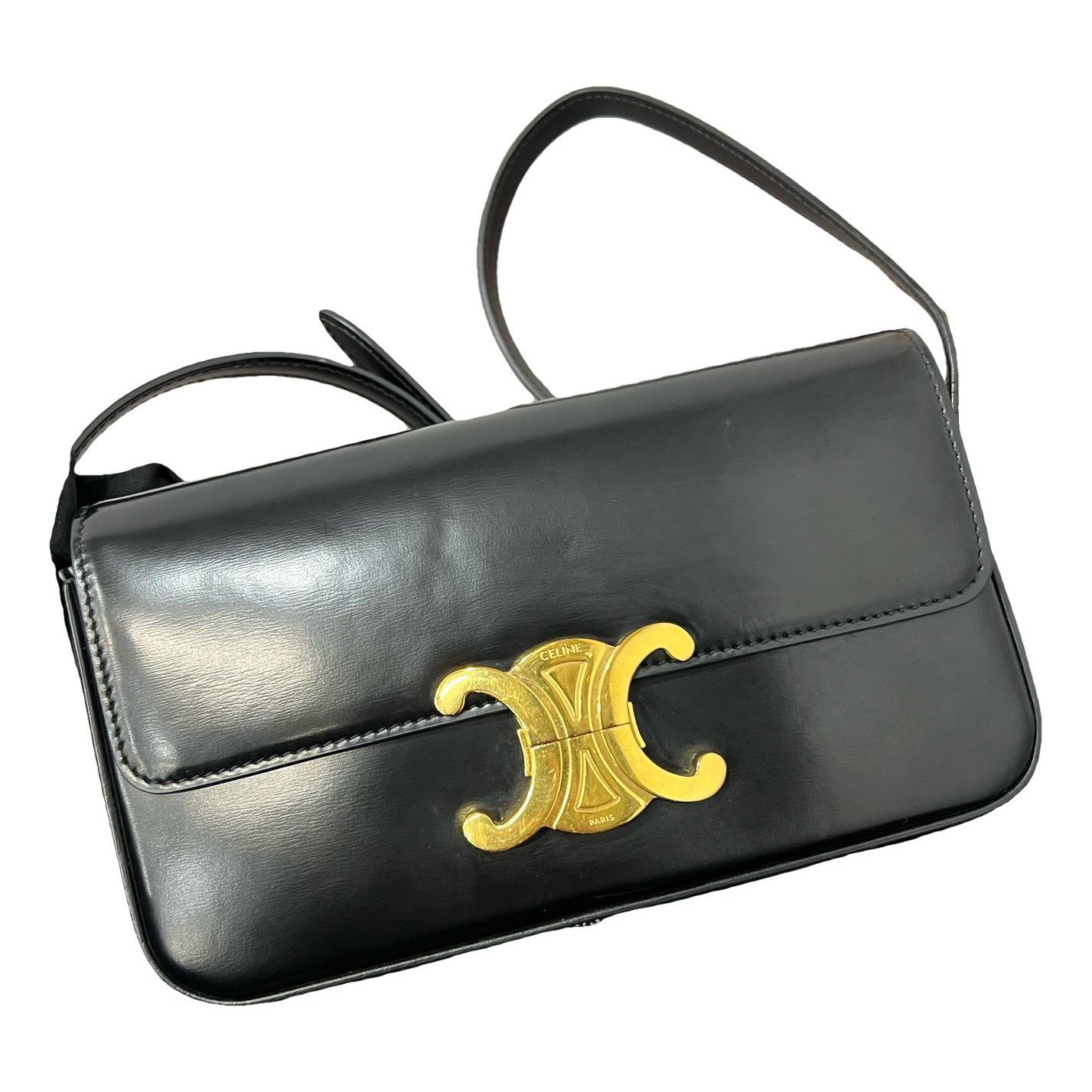 Triomphe leather handbag