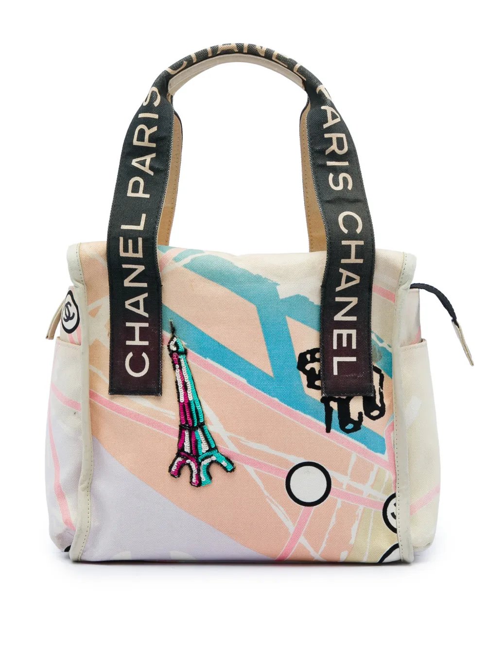 2005-2006 Canvas Eiffel Tower handbag