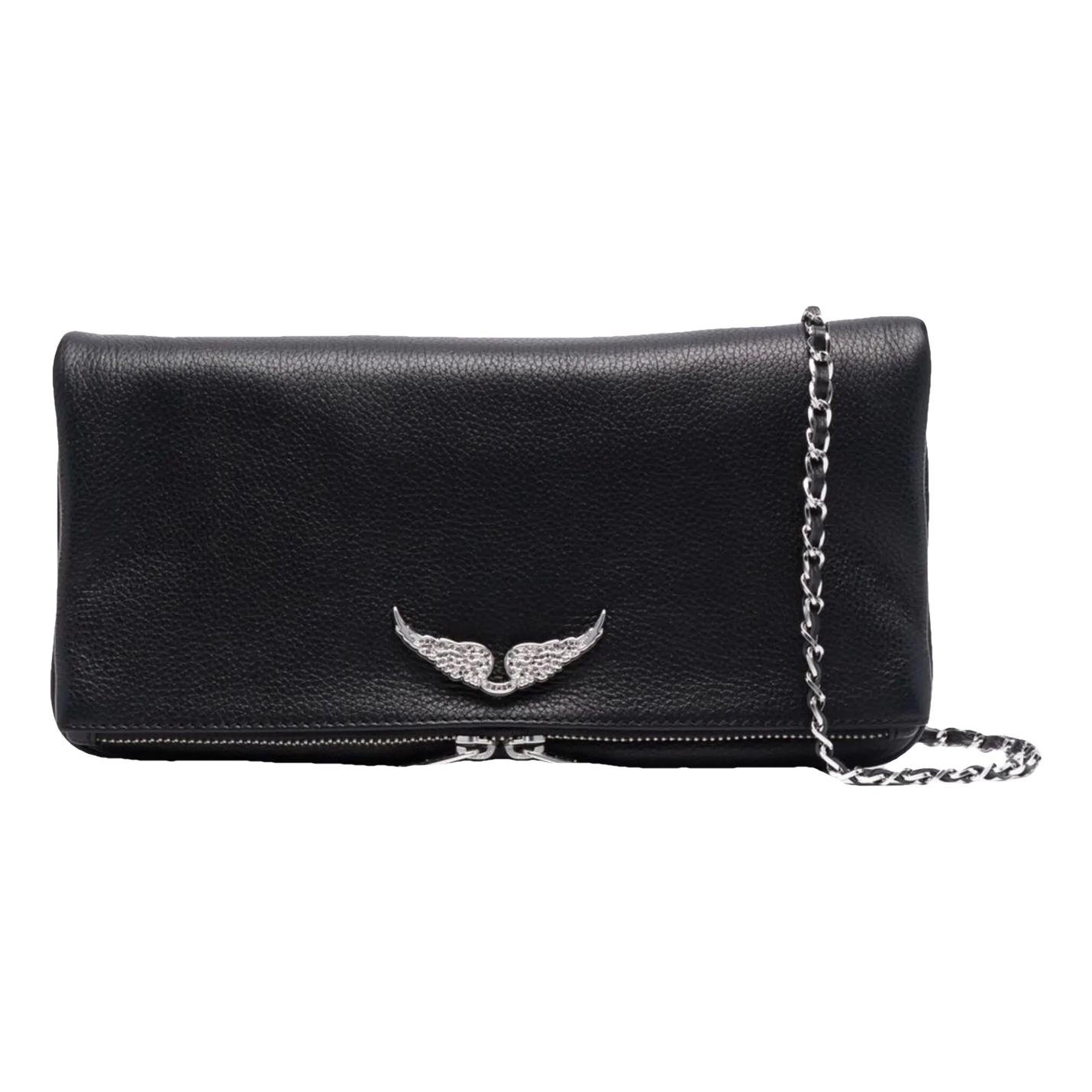 Rock leather crossbody bag