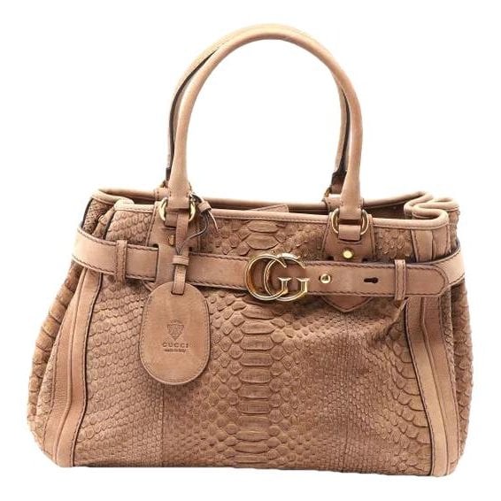 GG Running leather tote
