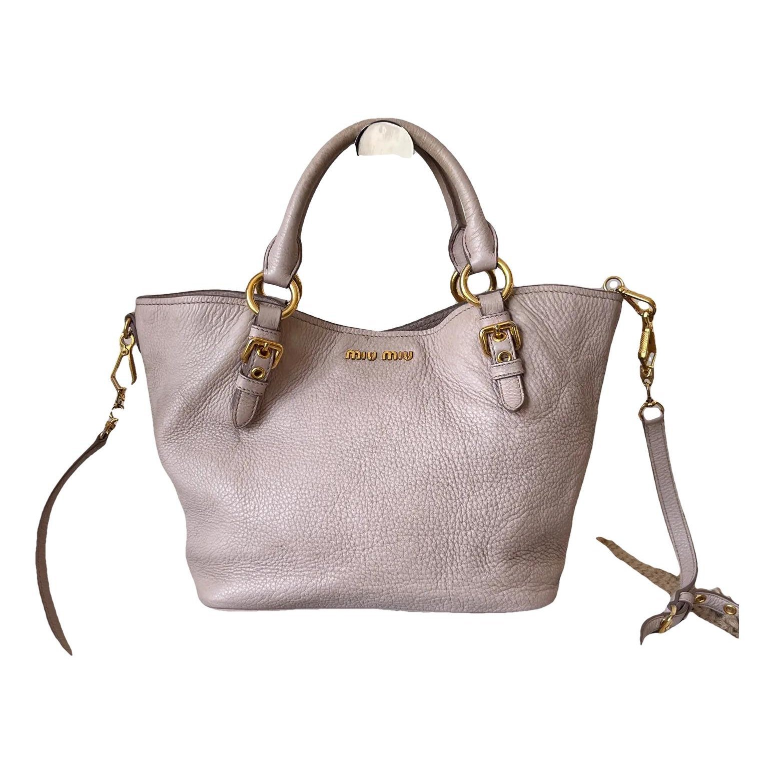 Leather handbag