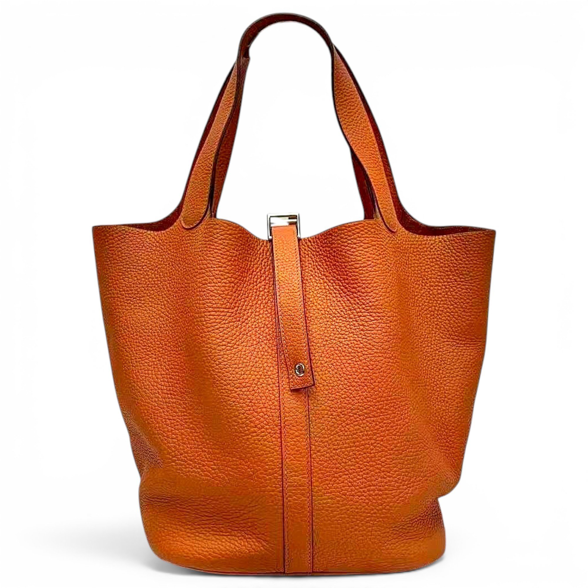 Picotin leather handbag
