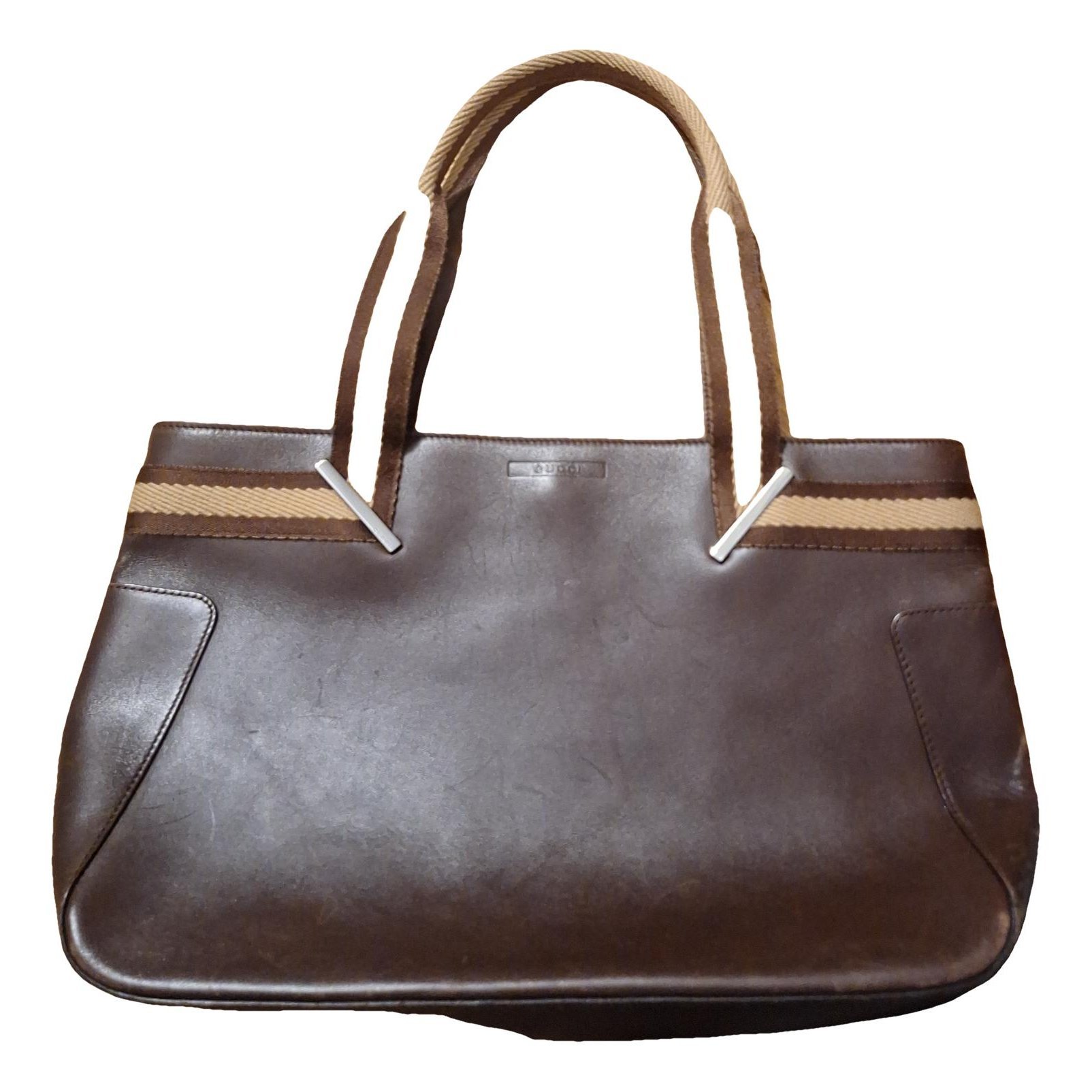 Leather handbag