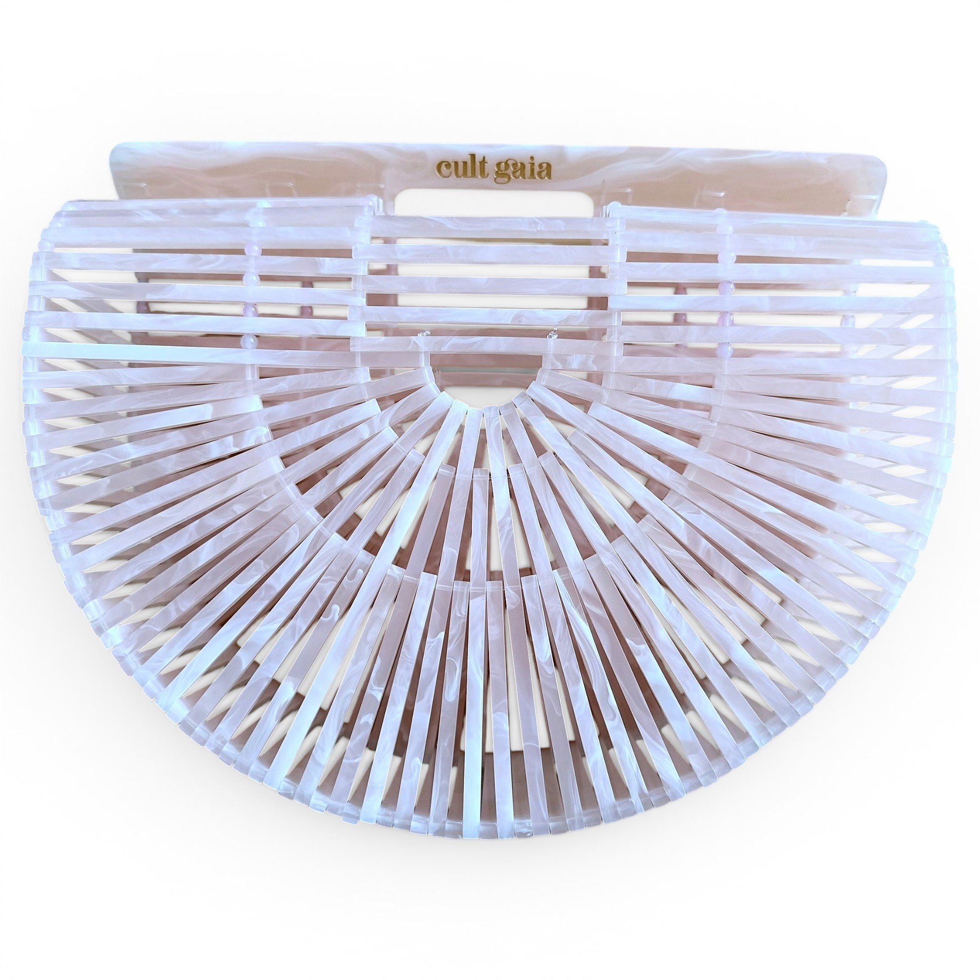 Acrylic Ark vinyl clutch bag