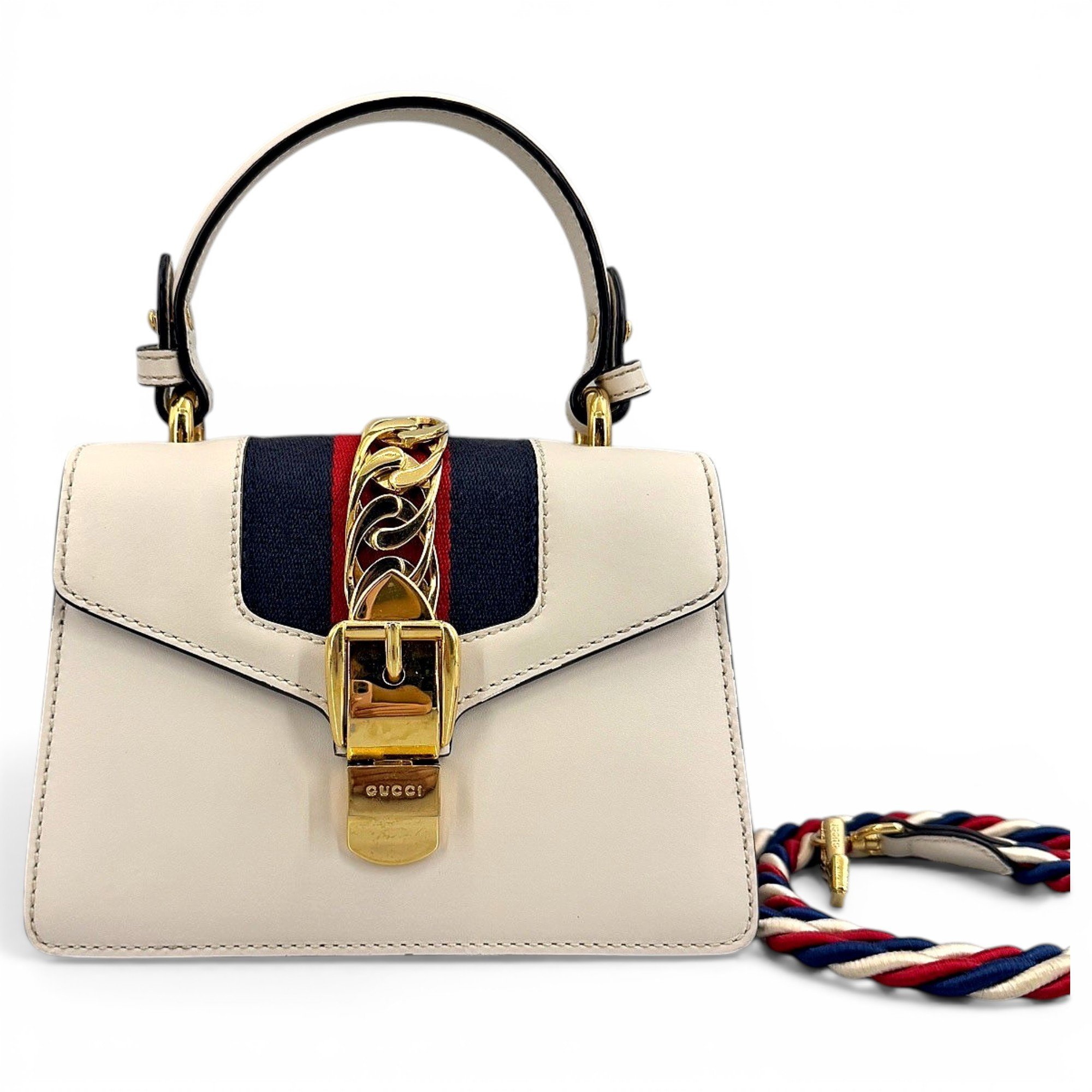 Sylvie Top Handle leather handbag