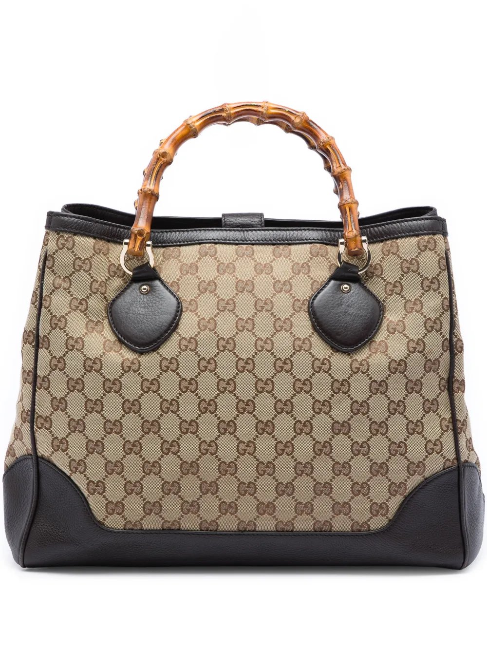 2016-2026 GG Canvas Bamboo Diana tote bag