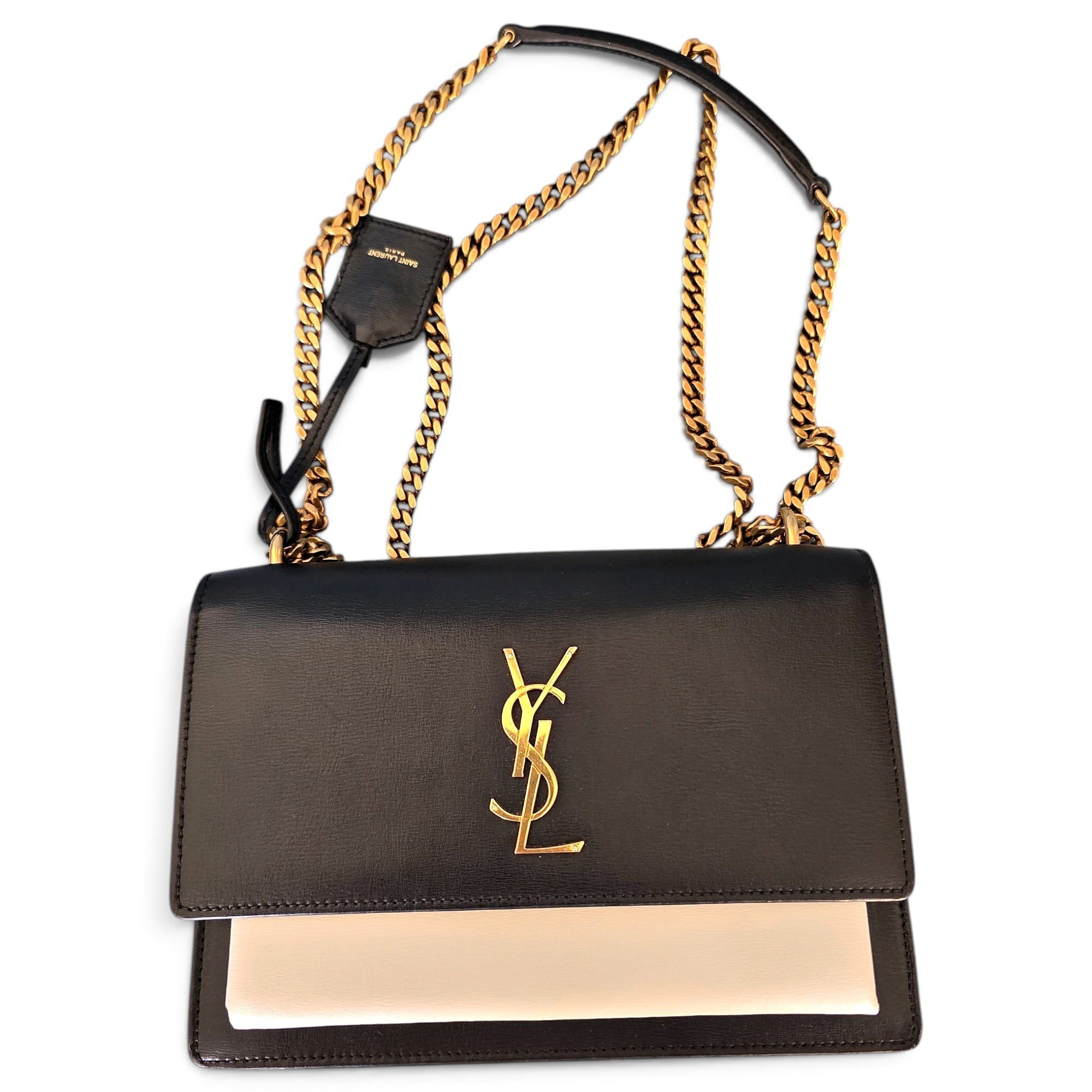 Sunset leather handbag