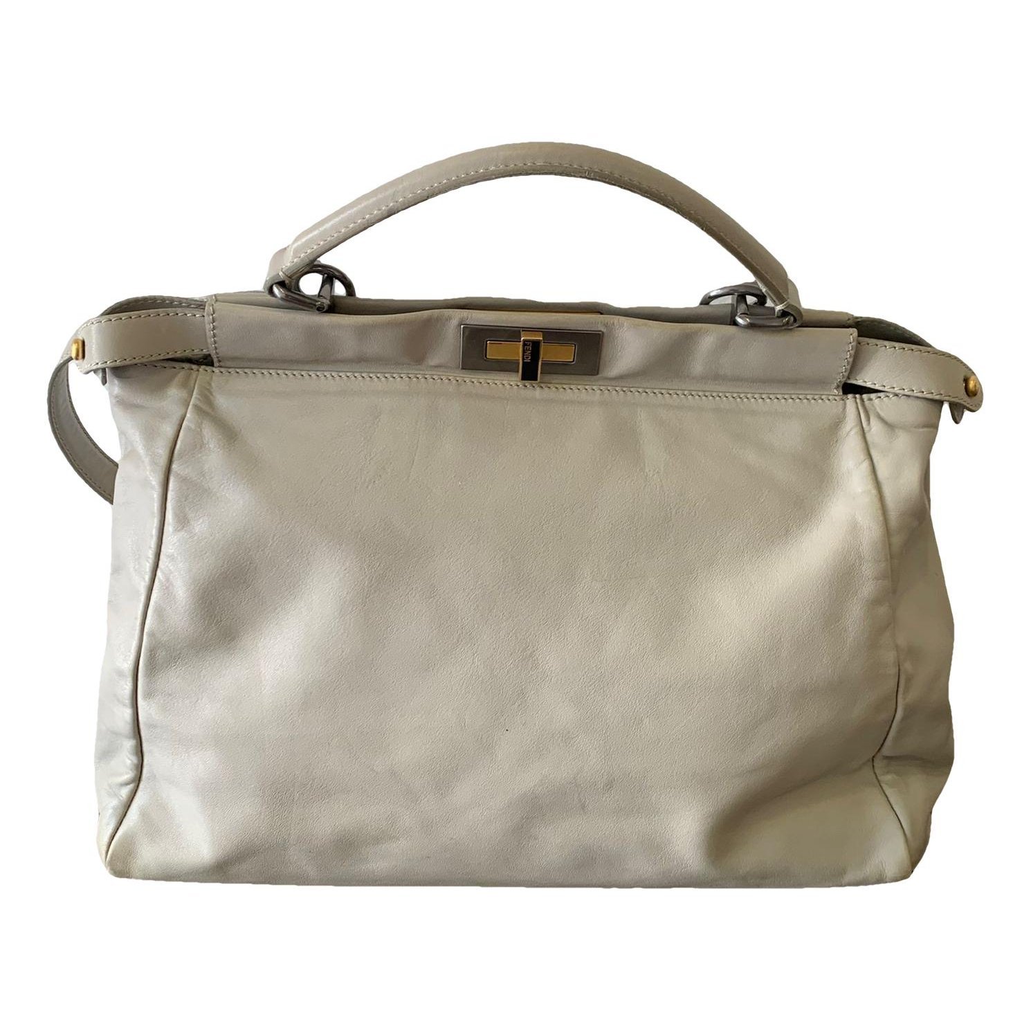 Peekaboo leather handbag