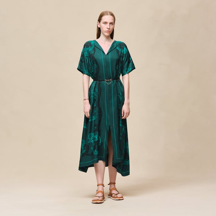 Vert Pin "Ferronnerie Remix" Caftan