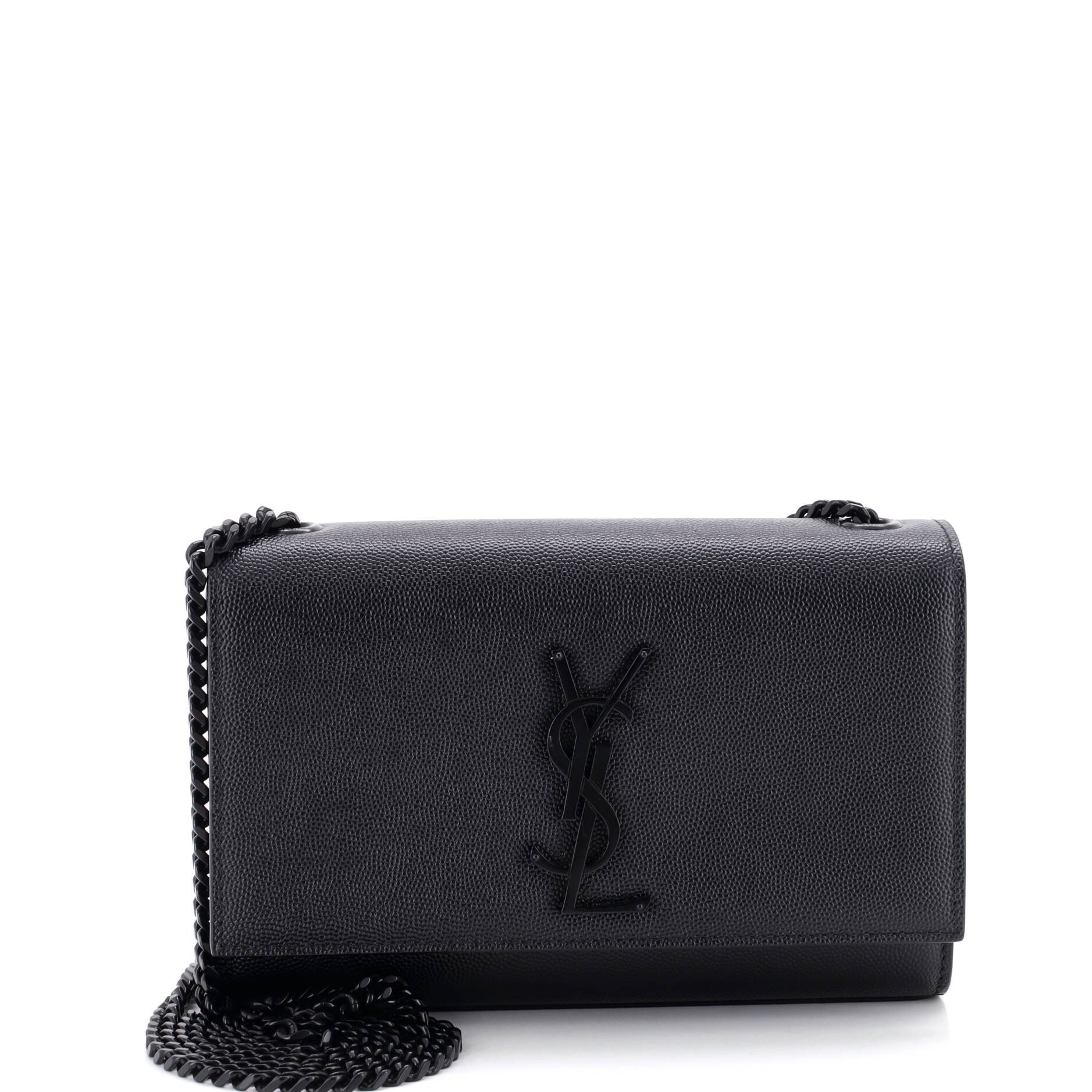 Classic Monogram Crossbody Bag Grainy Leather Small