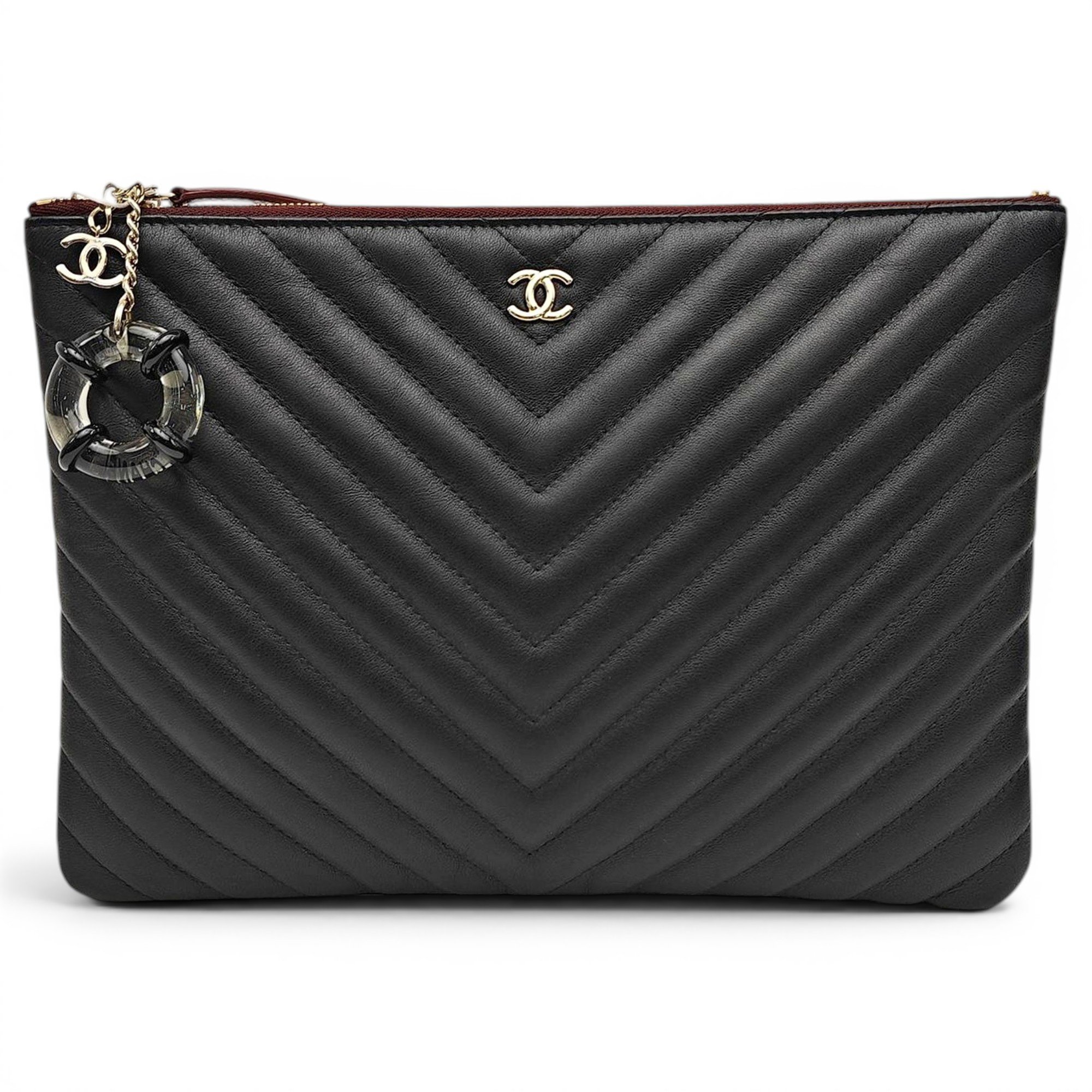 Timeless/Classique leather clutch bag