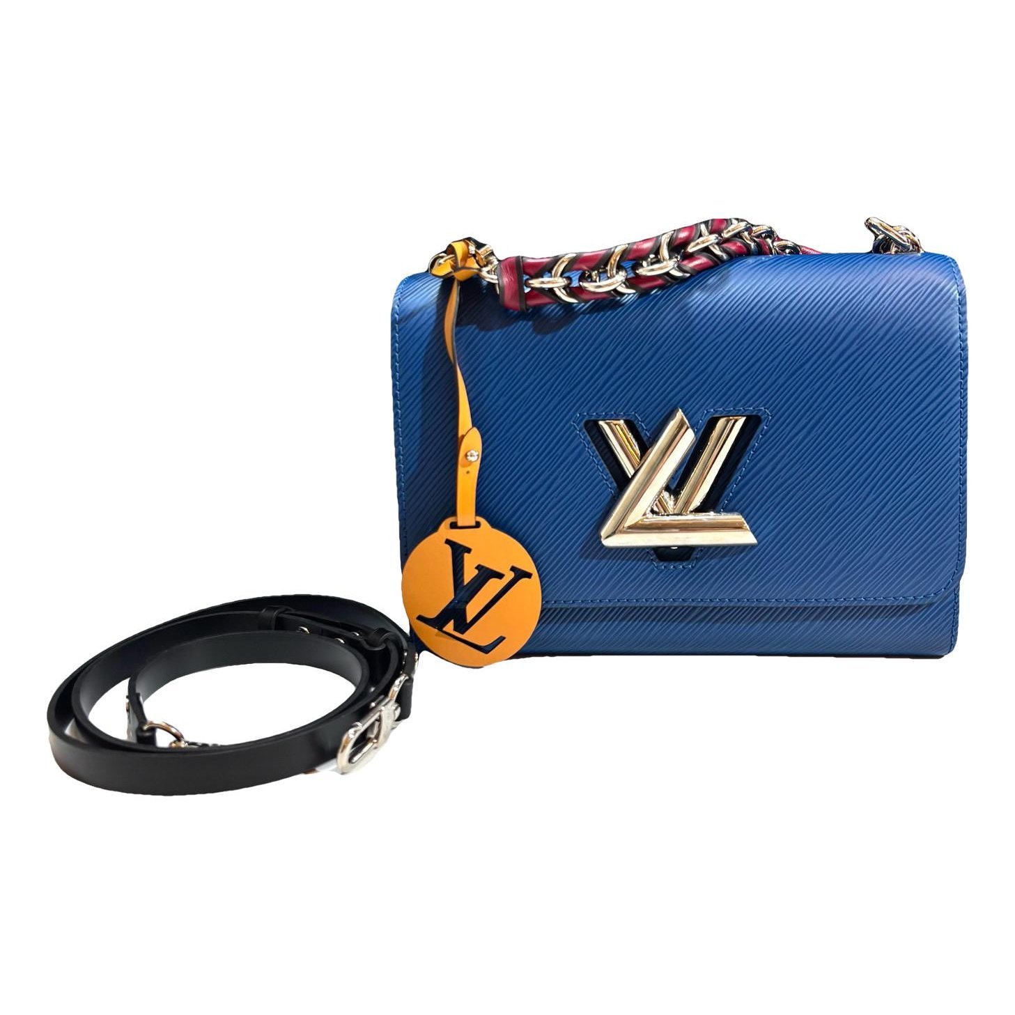 Twist leather crossbody bag