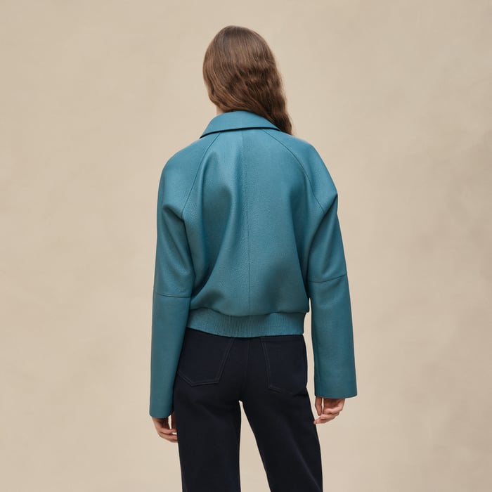 Bleu Canal Short Jacket