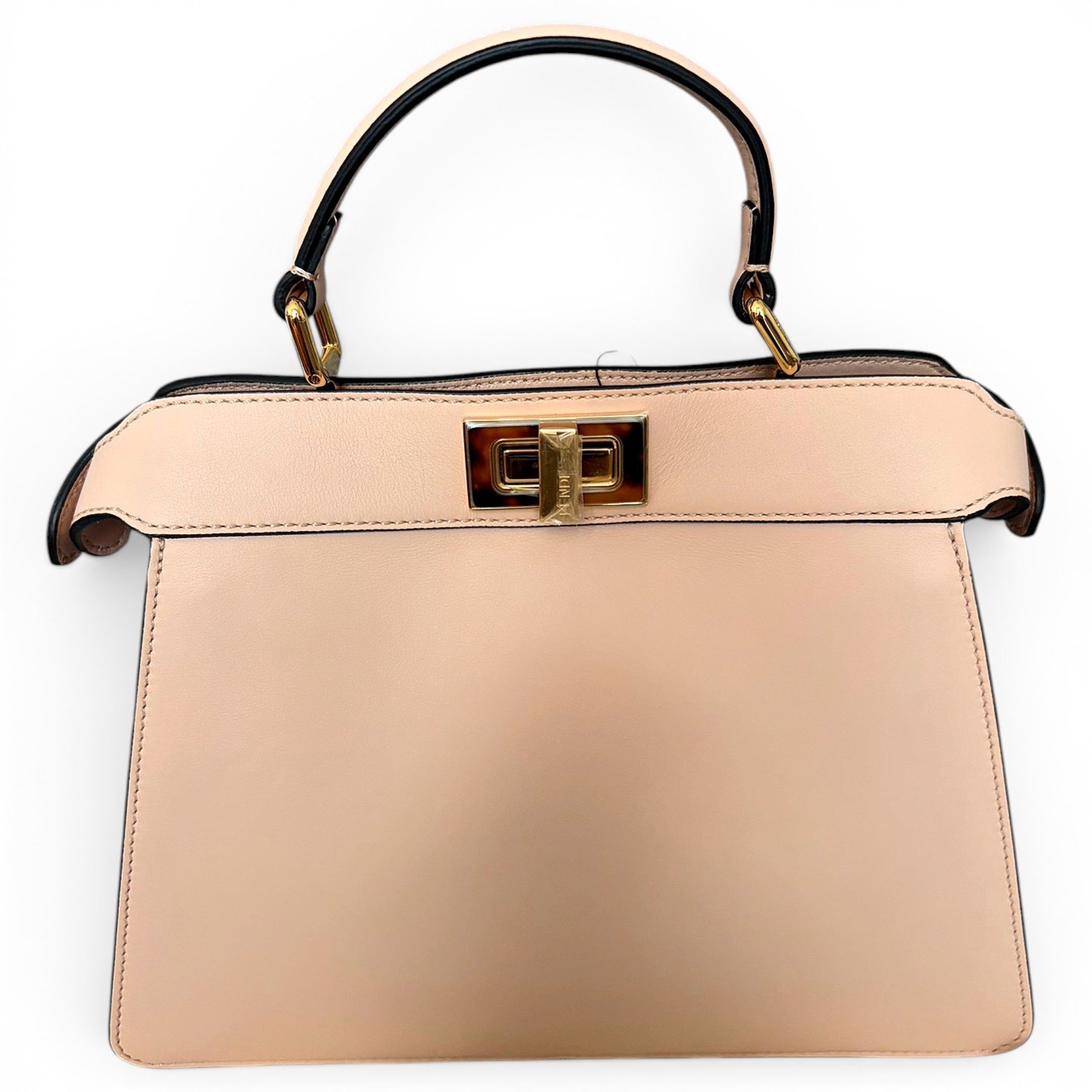Peekaboo leather handbag