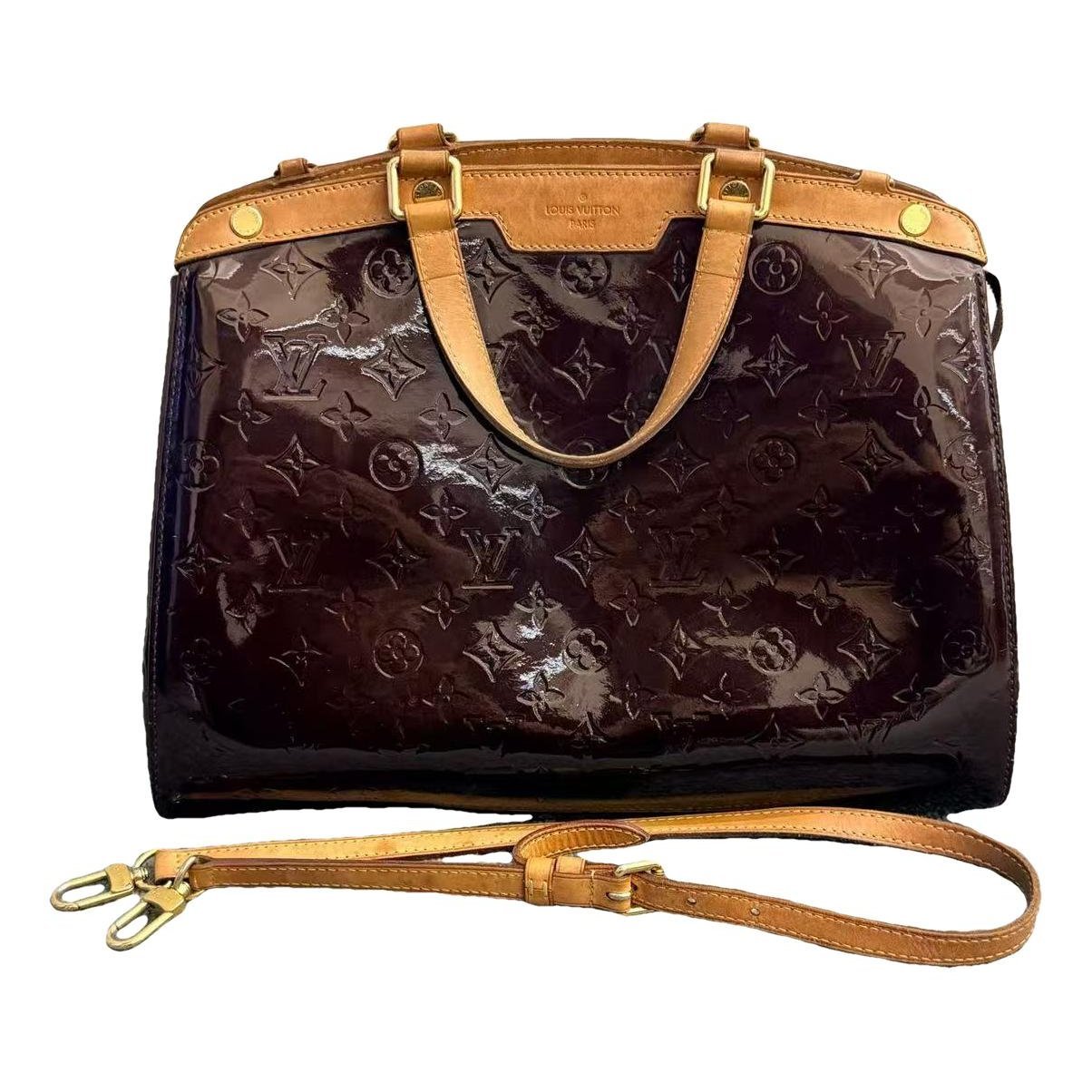 Bréa patent leather handbag