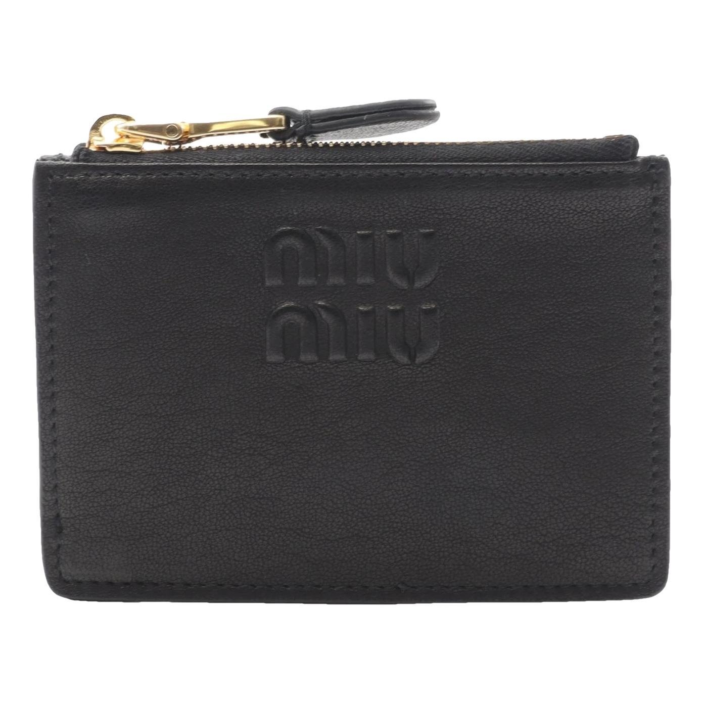 Leather clutch bag