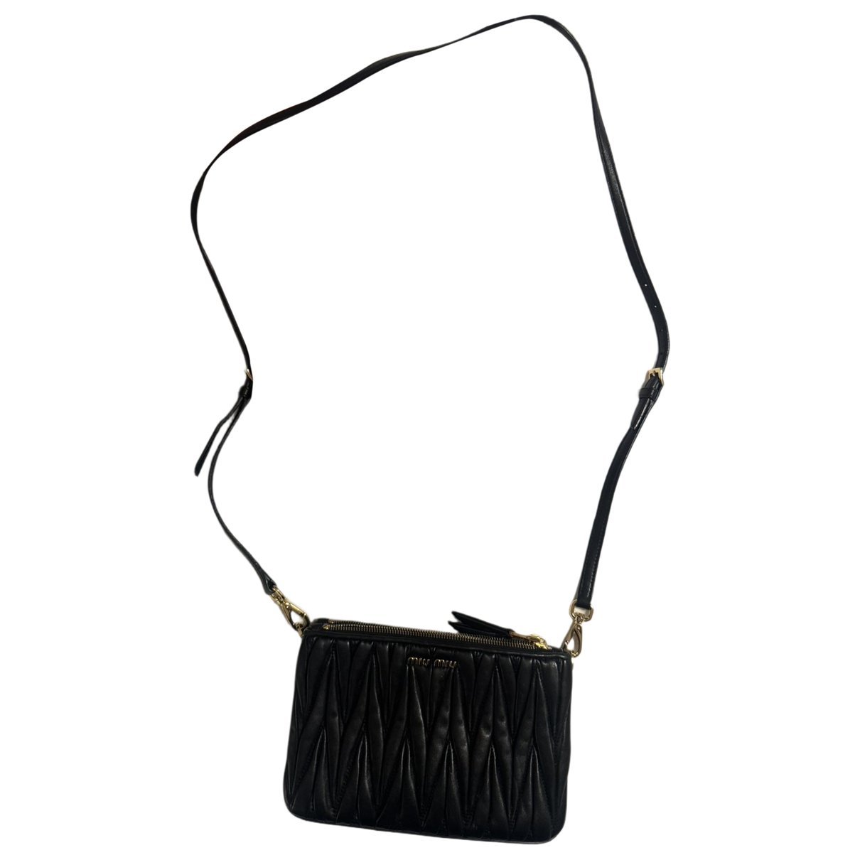 Matelassé leather crossbody bag