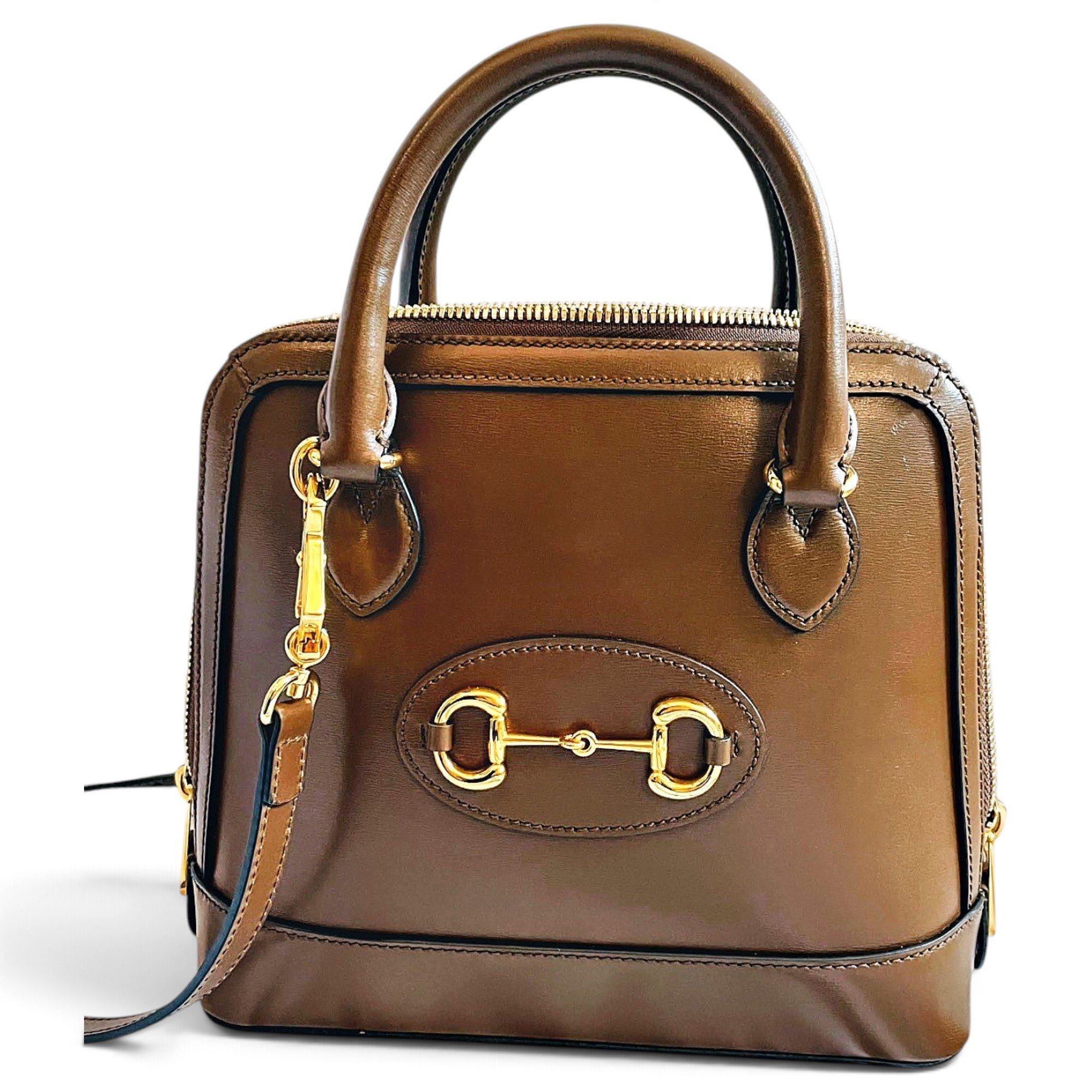 Handle Horsebit 1955 leather handbag