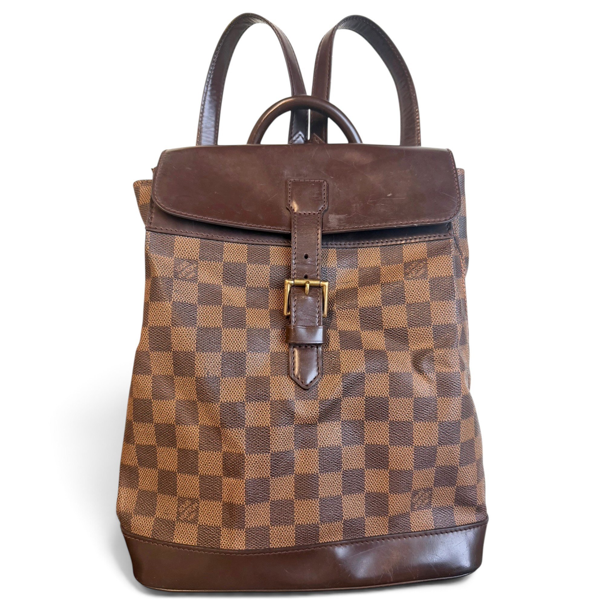 Arlequin leather backpack