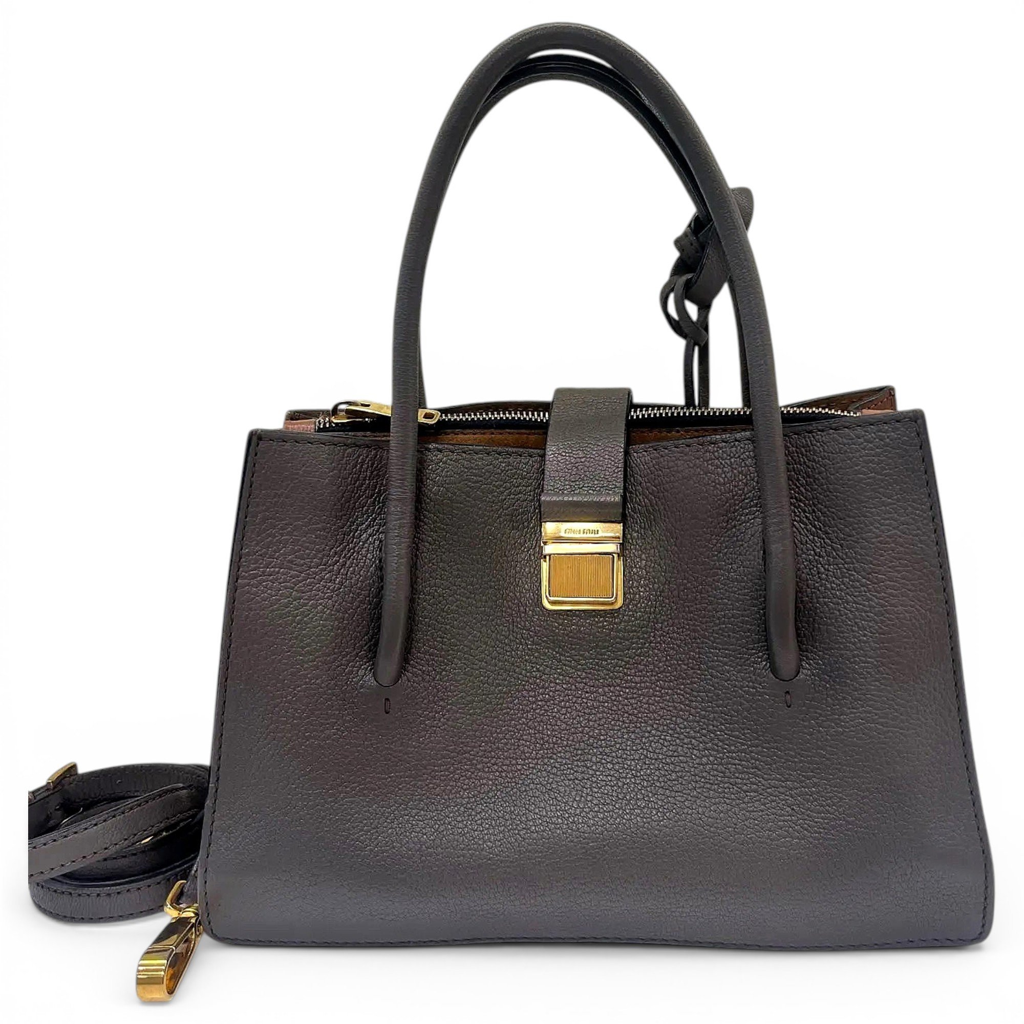 Leather handbag