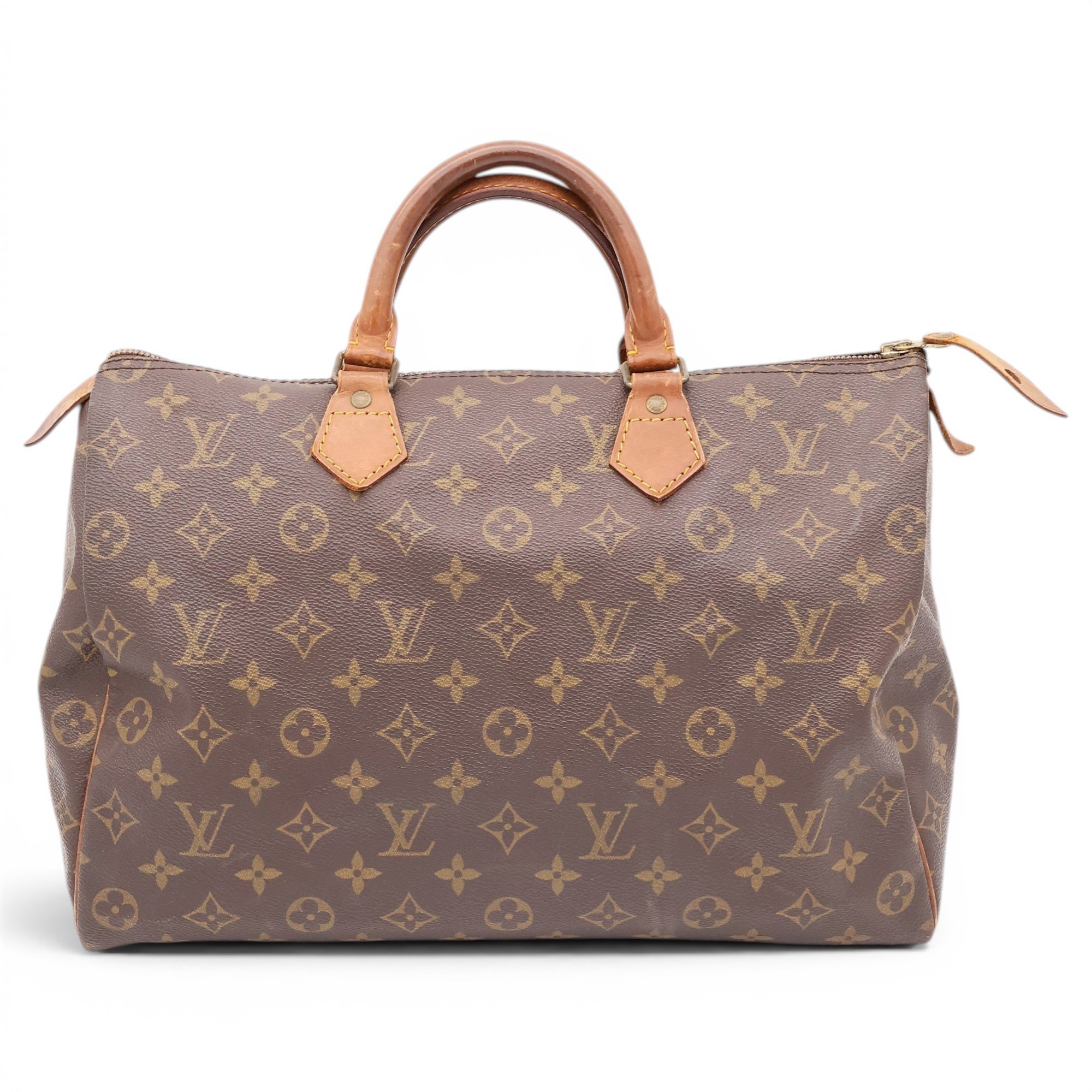 Speedy leather handbag
