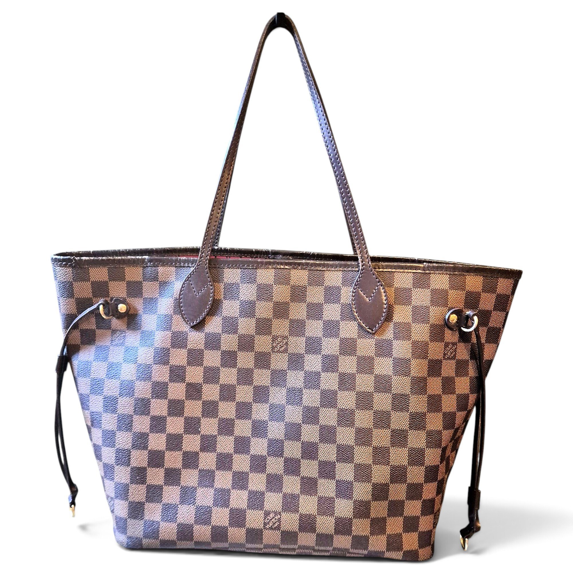 Louis Vuitton Neverfull leather tote