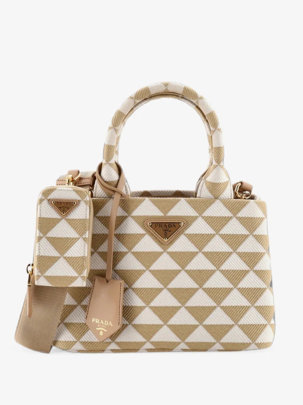 Symbole Jacquard Small tote bag