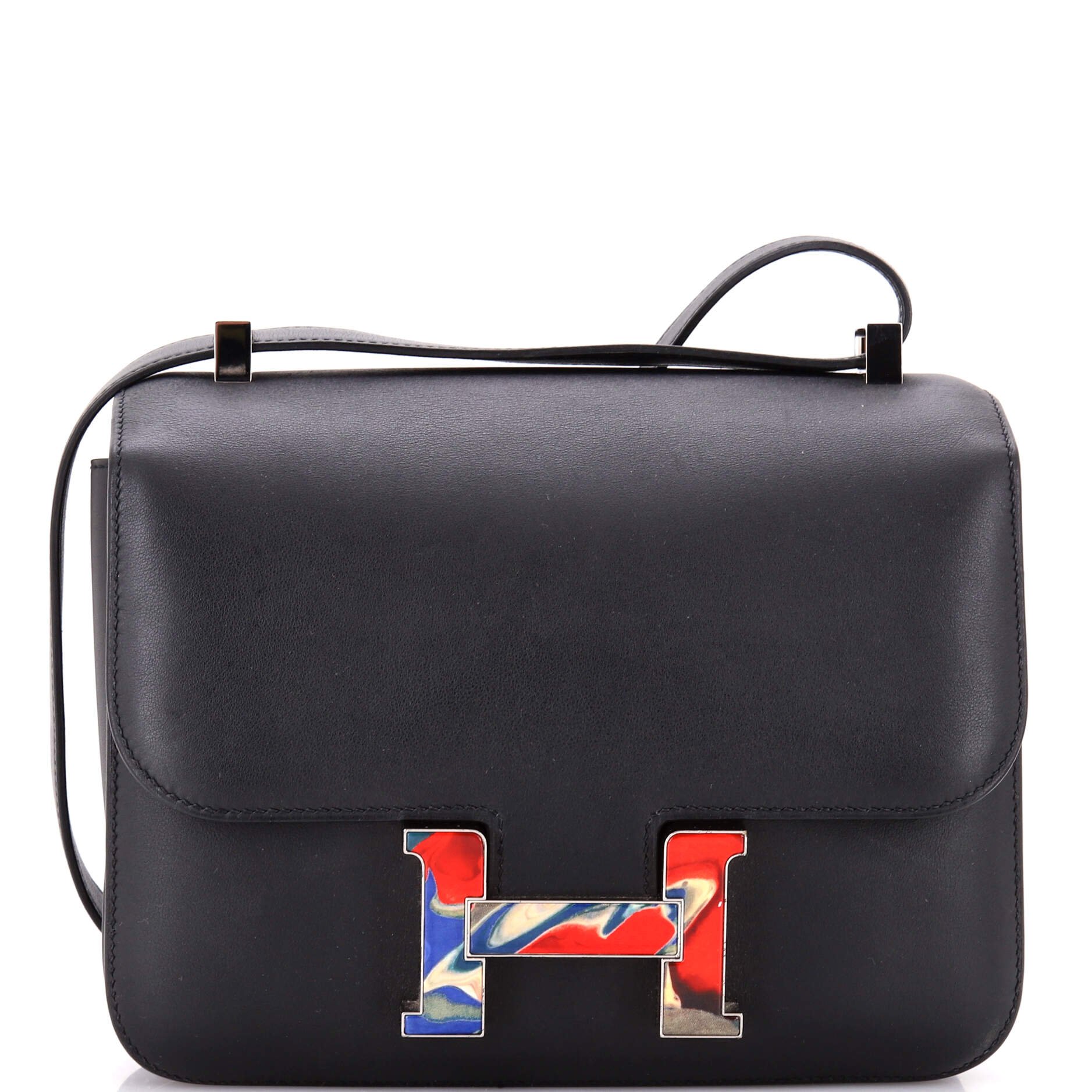 Hermes Constance Bag Swift with Marble Enamel 24