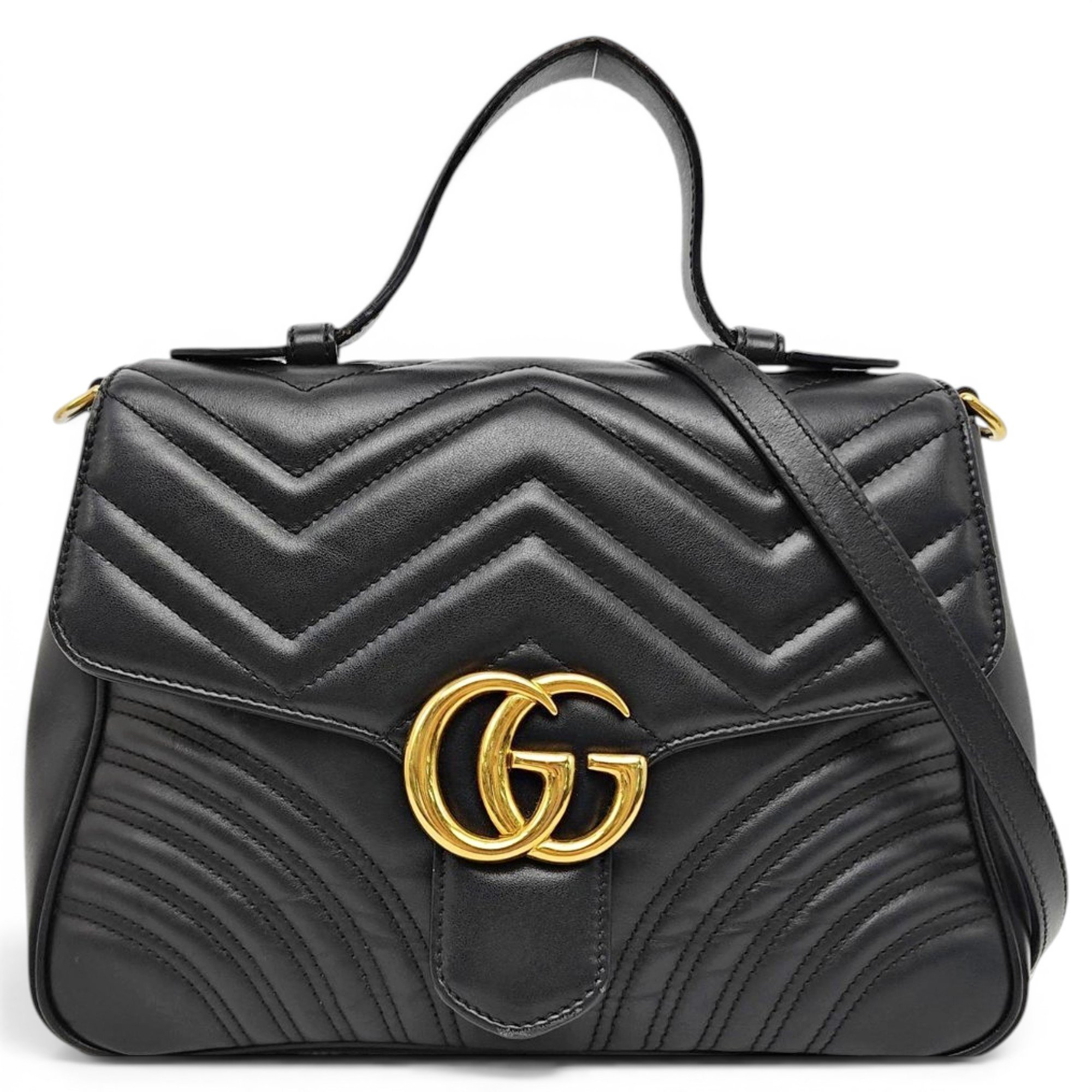 Gucci GG Marmont Flap leather handbag
