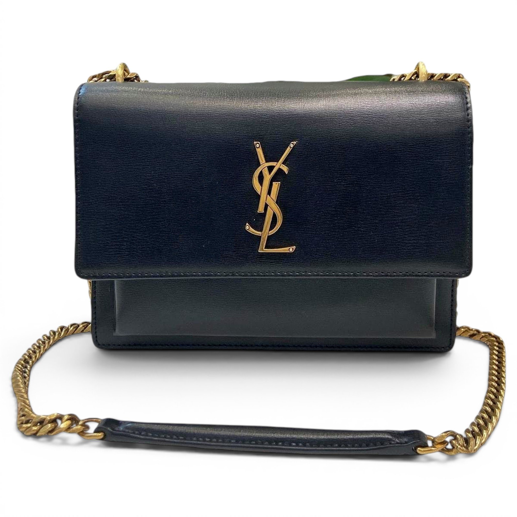 Sunset leather crossbody bag