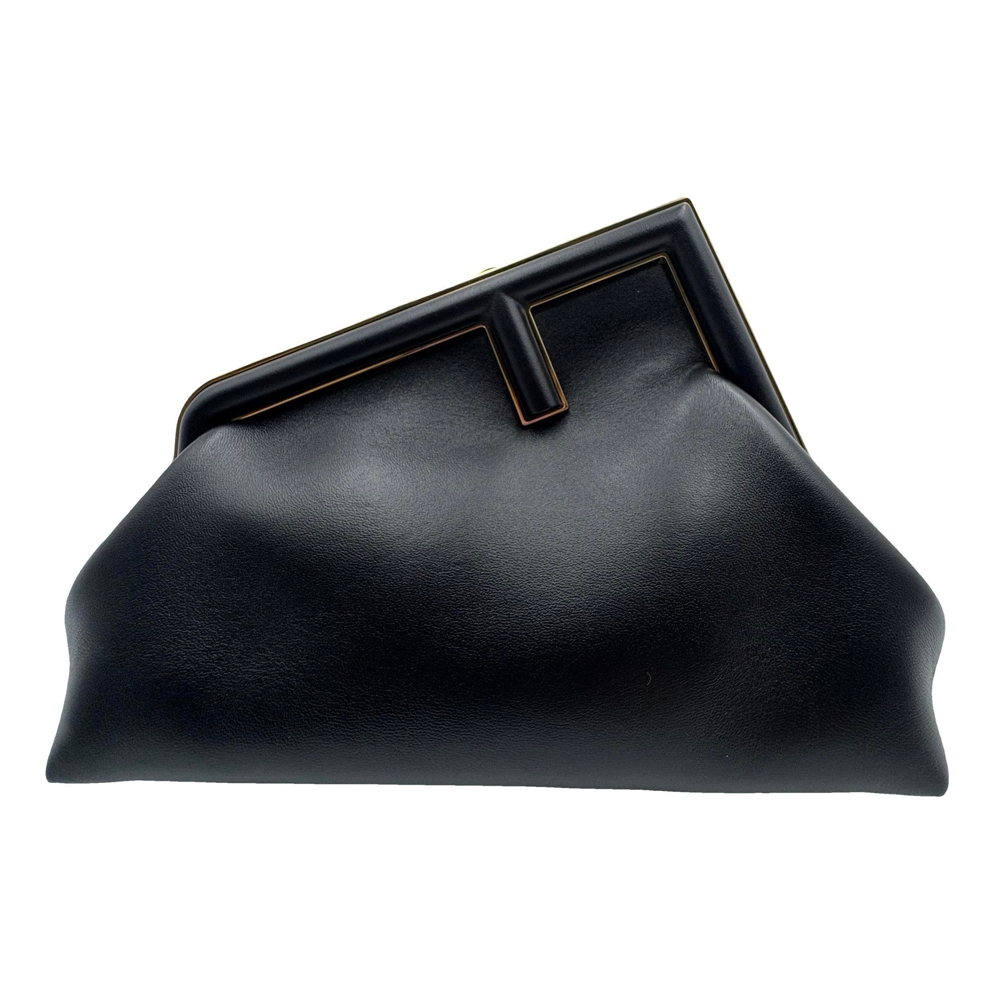 First leather handbag