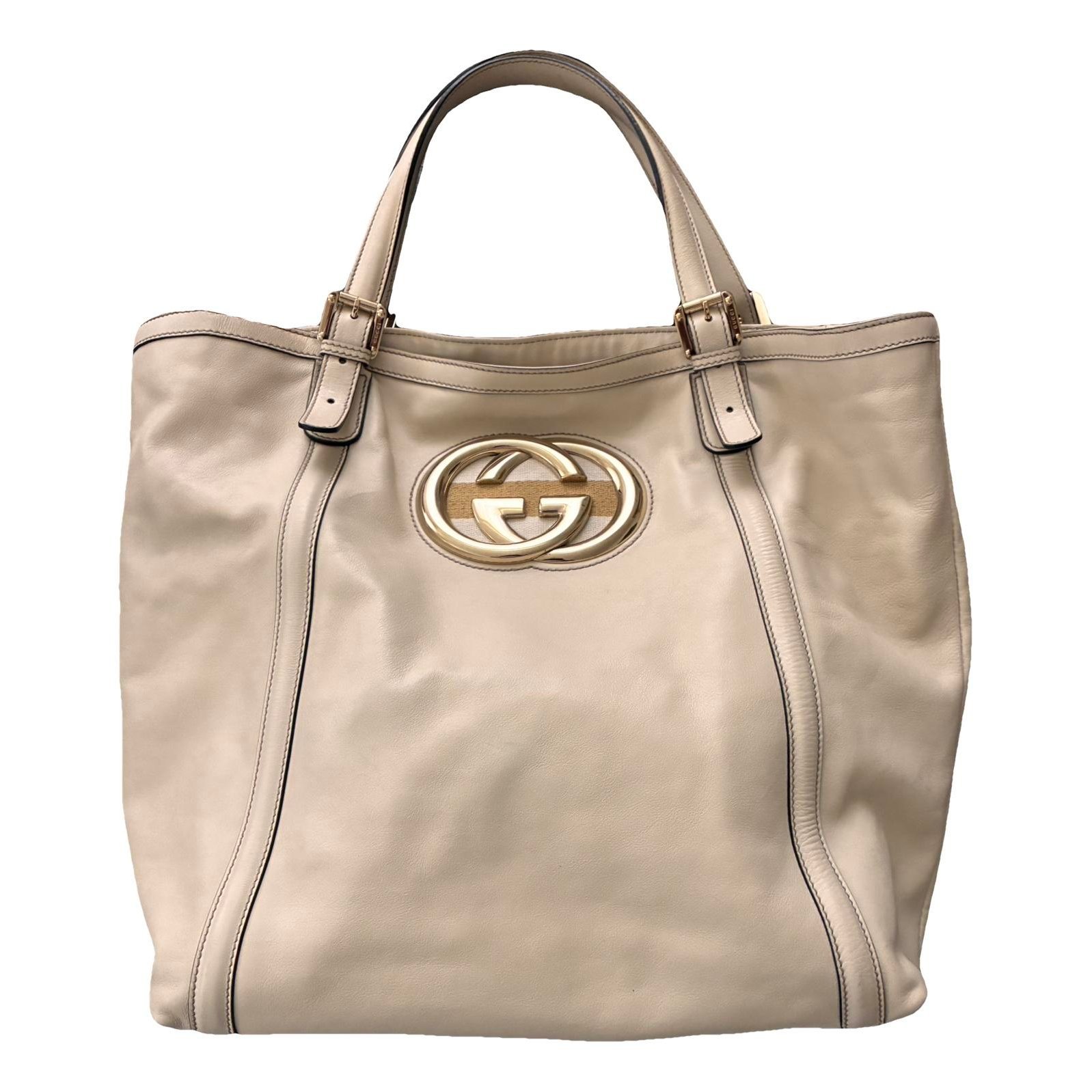 Britt leather tote