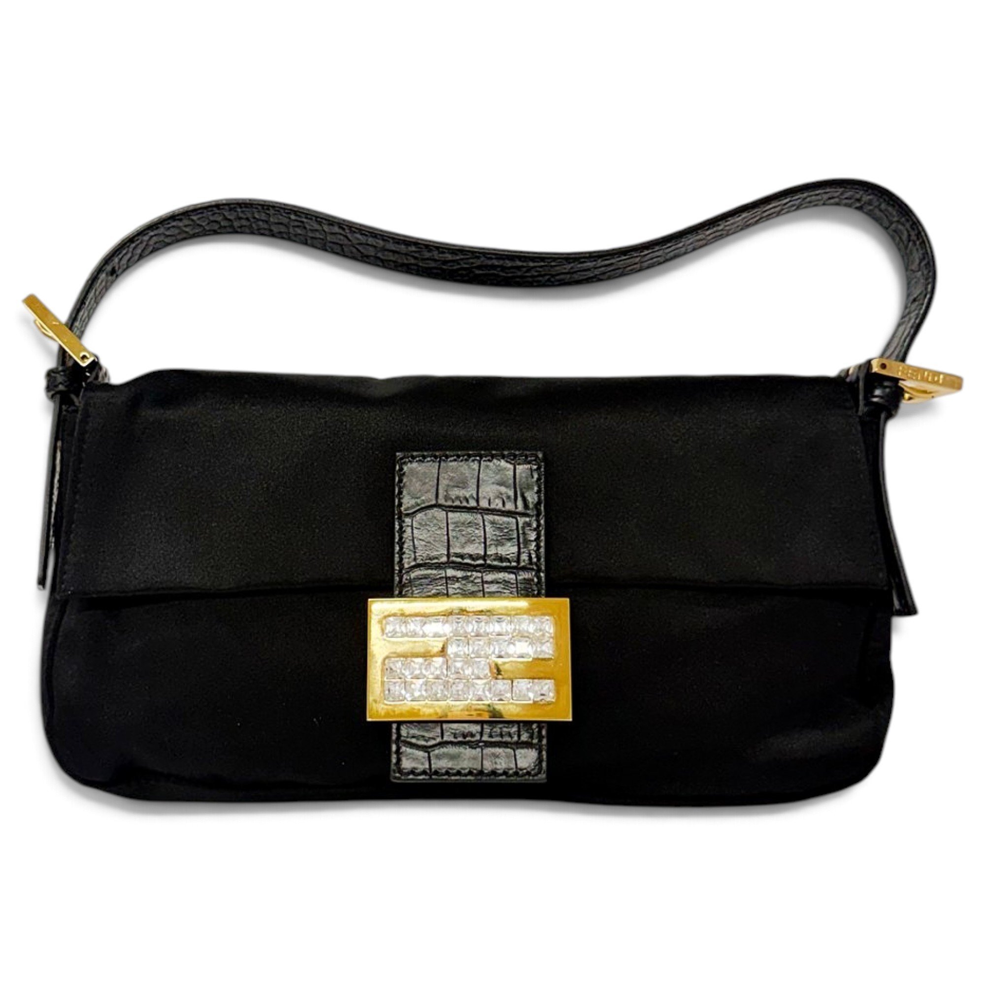 Fendi Baguette silk handbag