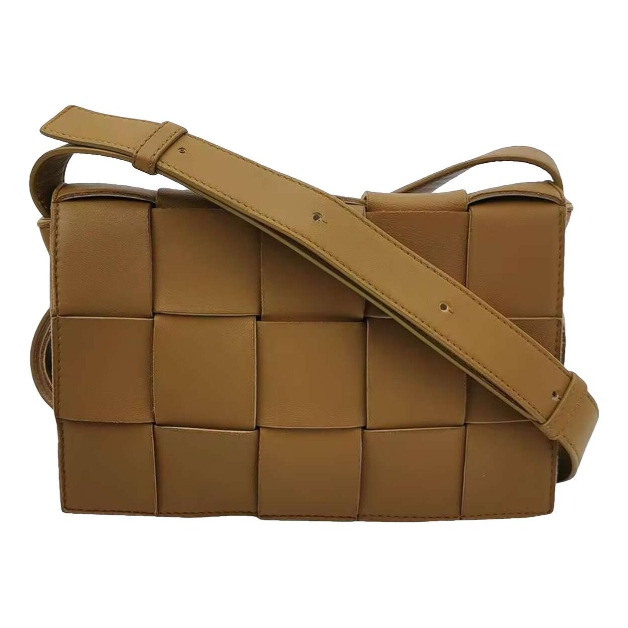 Cassette leather handbag