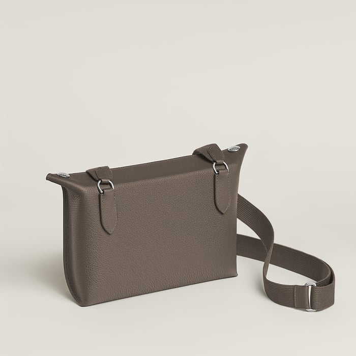Gris Étain Hermès Videpoches Bag