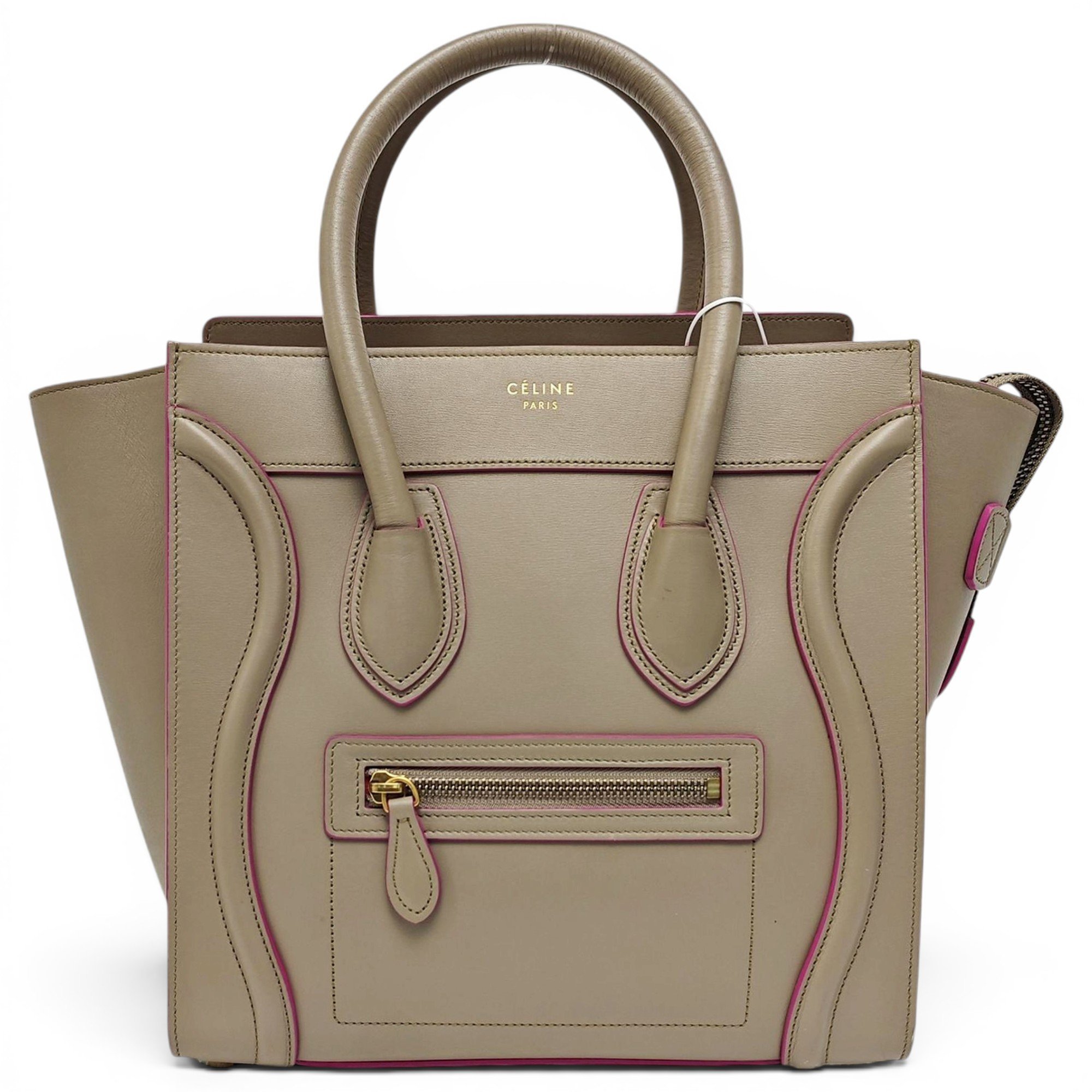 Luggage leather tote