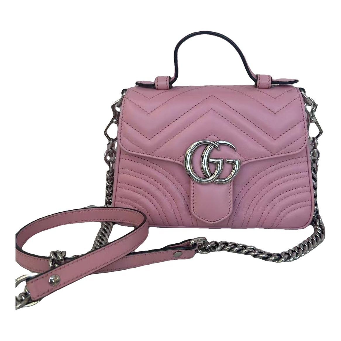 GG Marmont Flap leather handbag