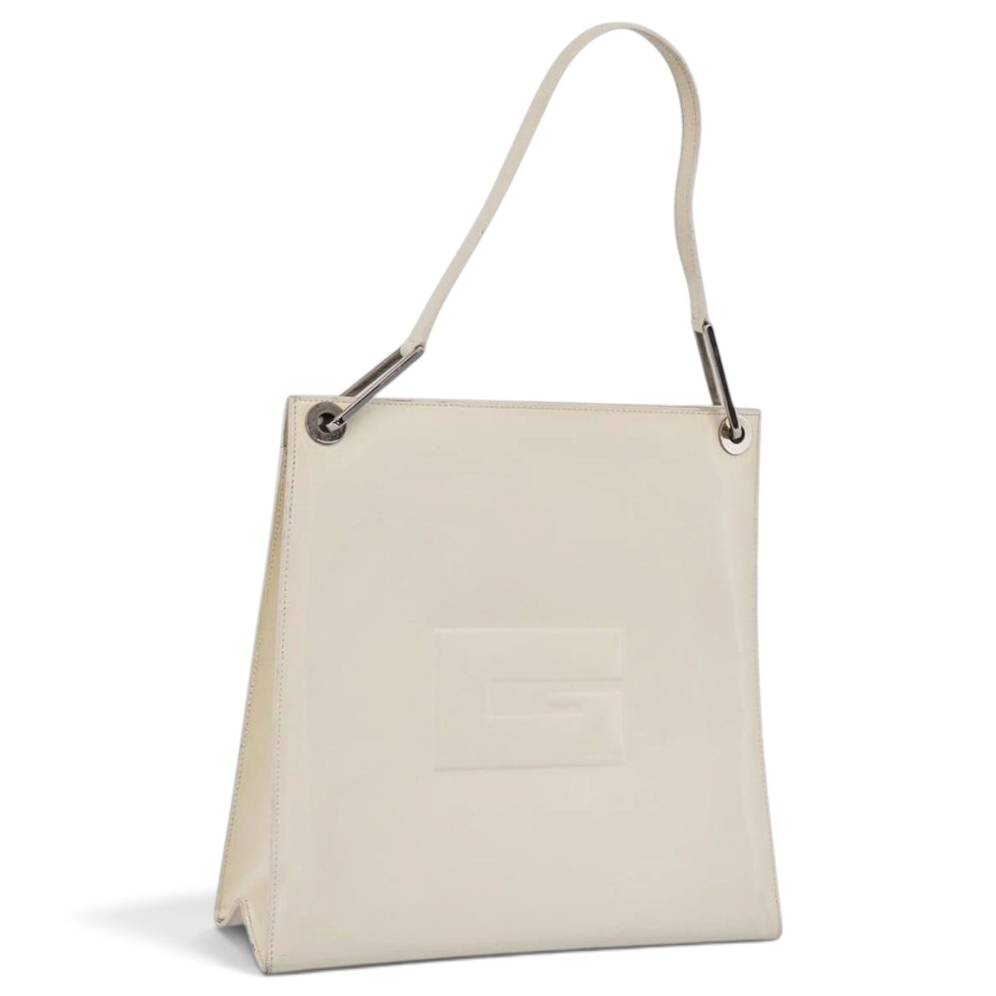 Patent leather handbag