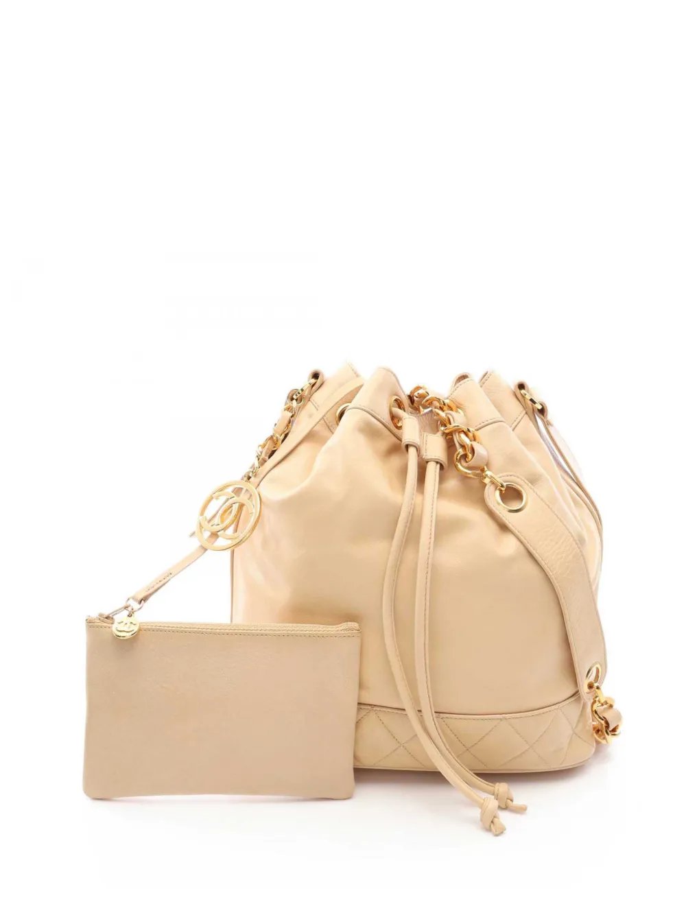 1989-1991 CC Lambskin bucket bag